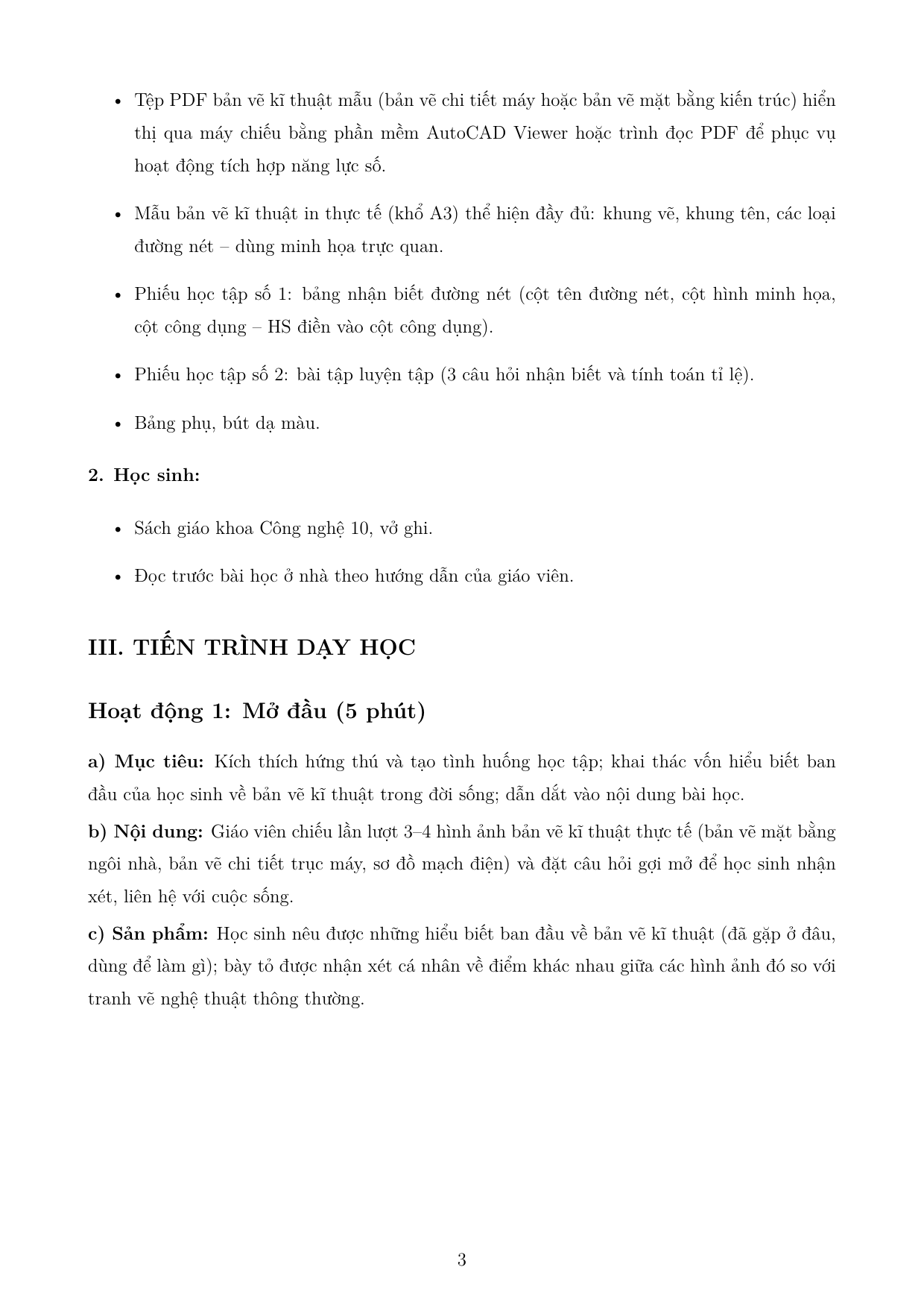 Vẽ kĩ thuật — trang 3