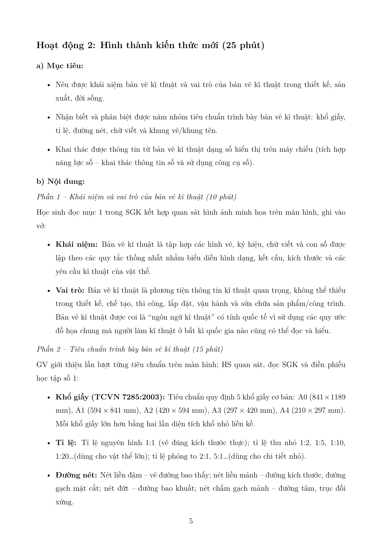 Vẽ kĩ thuật — trang 5