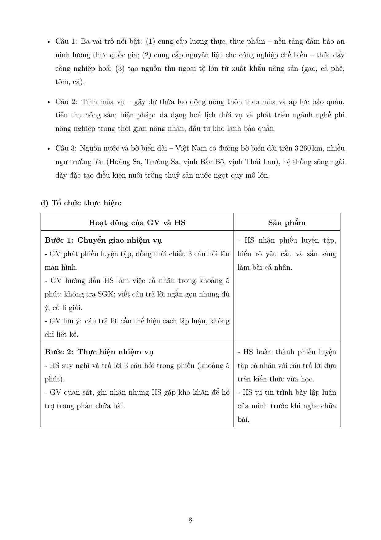 Địa lí các ngành kinh tế — trang 8