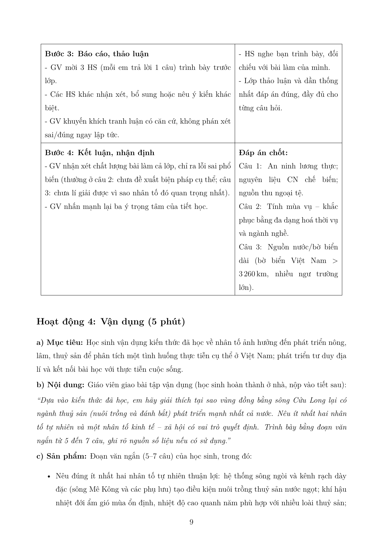 Địa lí các ngành kinh tế — trang 9