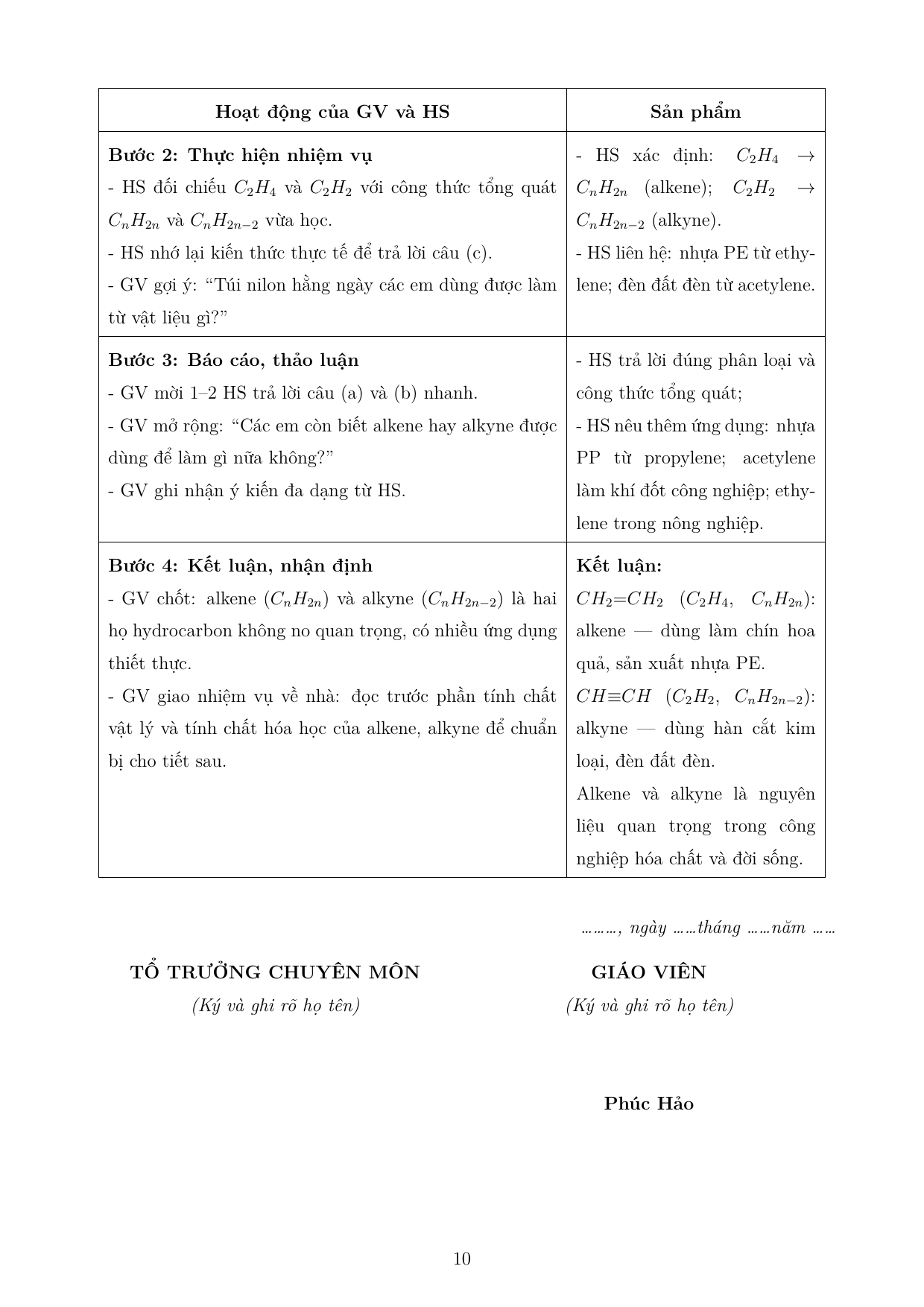 Khái niệm cân bằng hóa học và hằng số cân bằng — trang 10