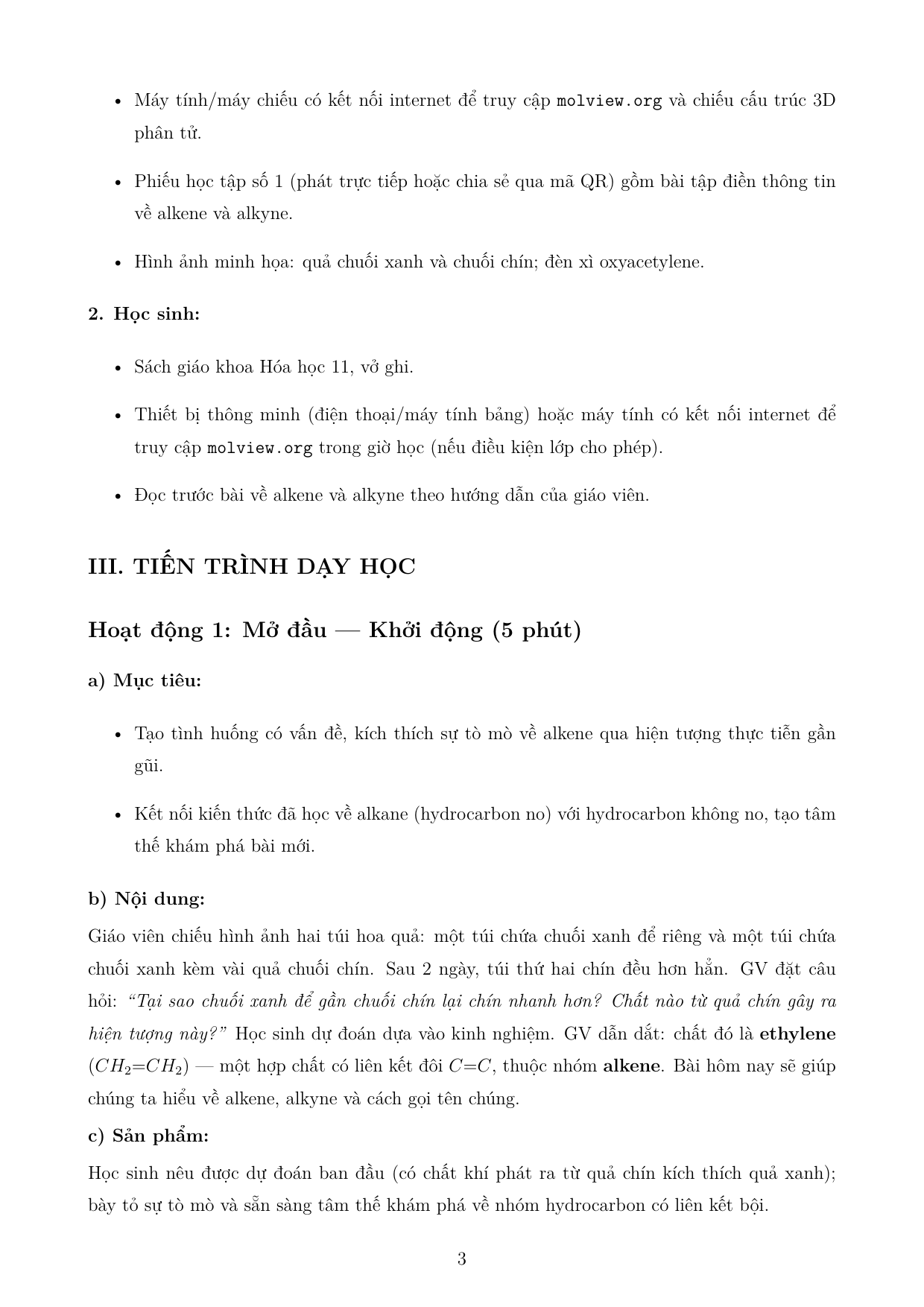 Khái niệm cân bằng hóa học và hằng số cân bằng — trang 3