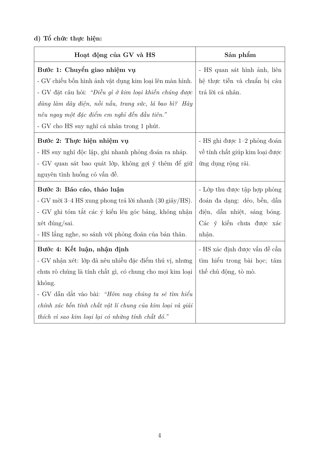 Tính chất chung của kim loại — trang 4