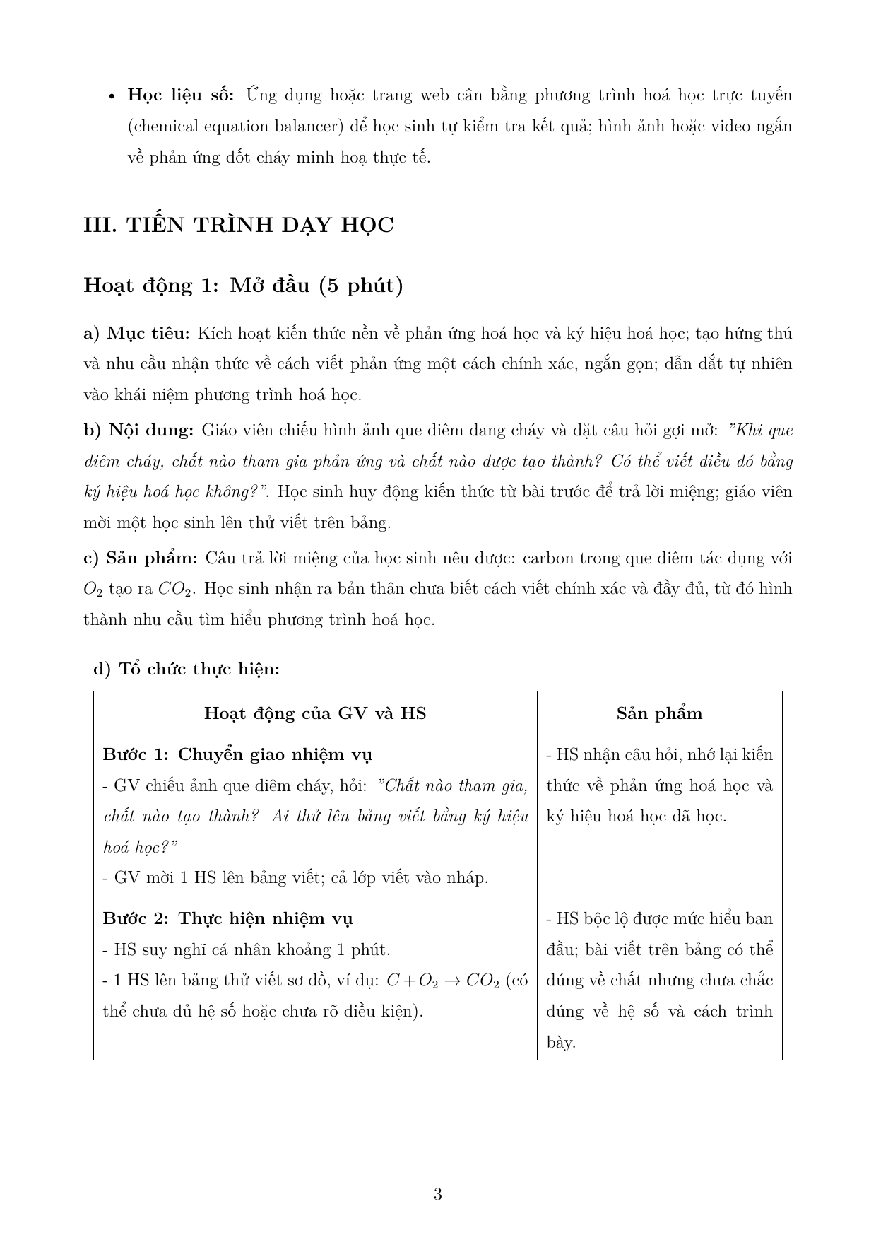 Phương trình hoá học — trang 3