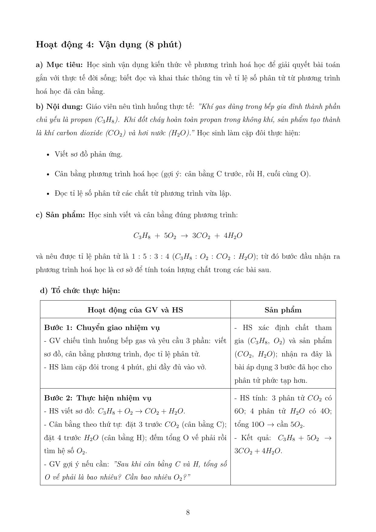 Phương trình hoá học — trang 8