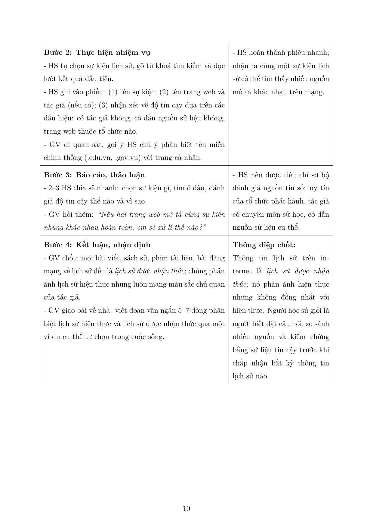 Lịch sử hiện thực và nhận thức lịch sử — trang 10