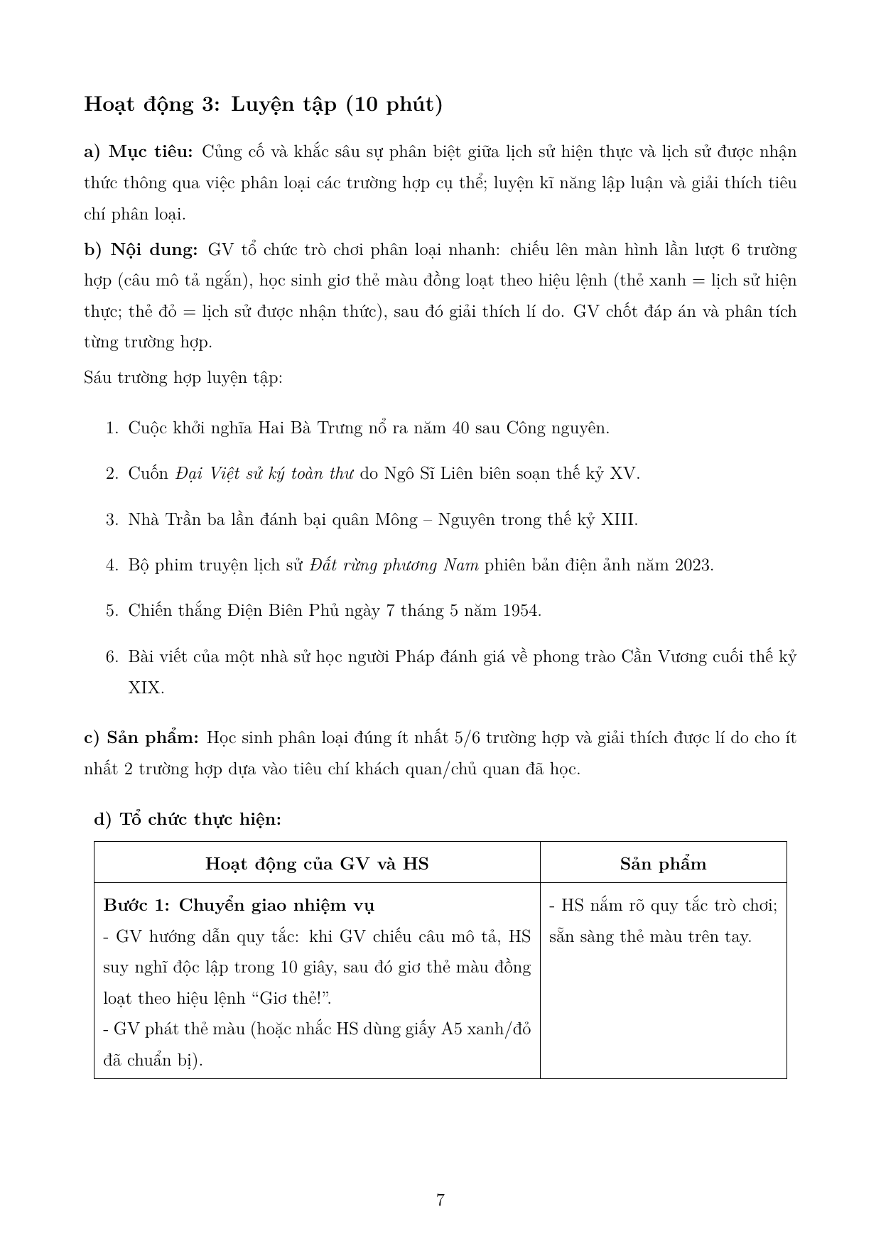 Lịch sử hiện thực và nhận thức lịch sử — trang 7