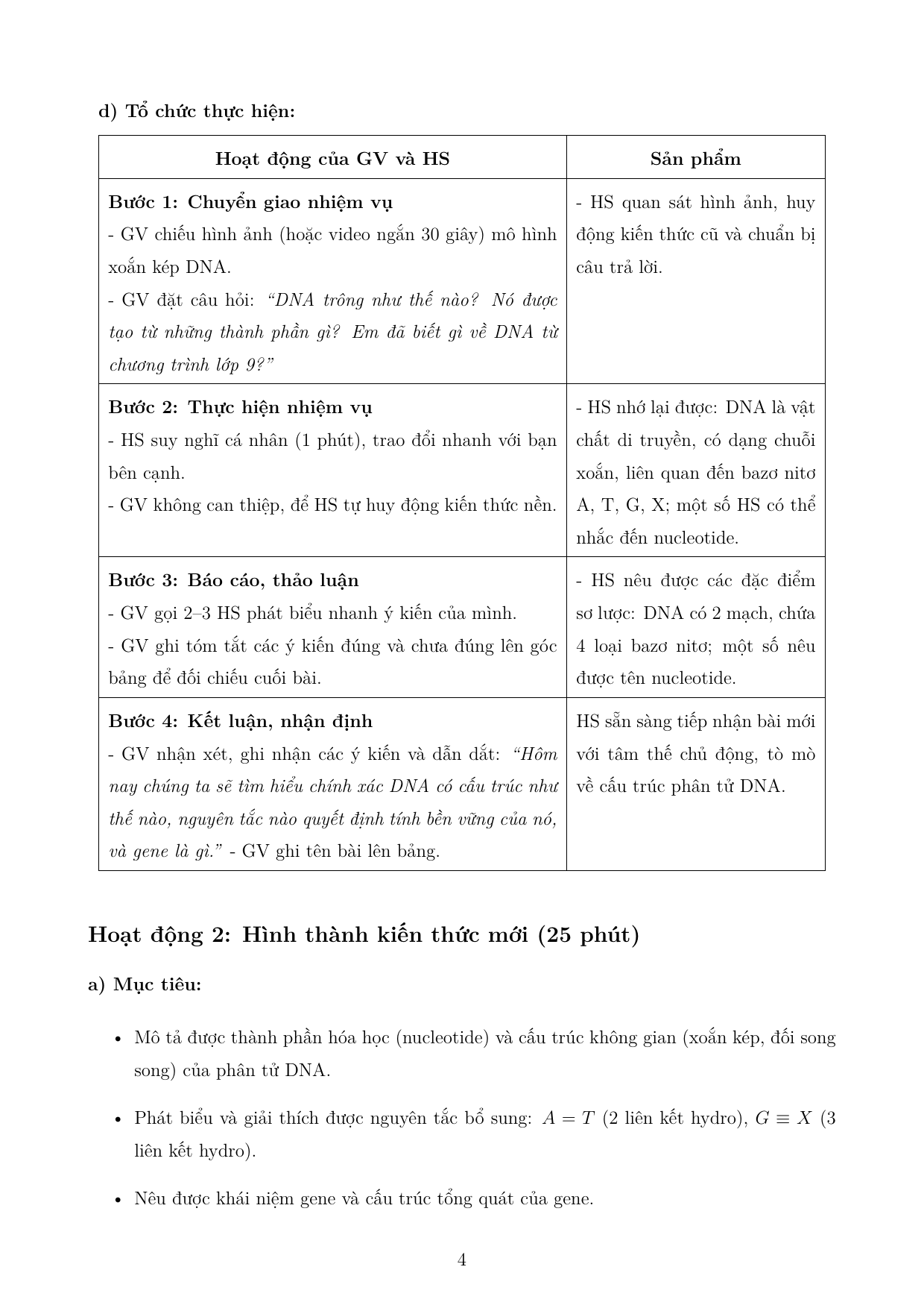 Di truyền phân tử - Gene và cơ chế truyền thông tin di truyền — trang 4
