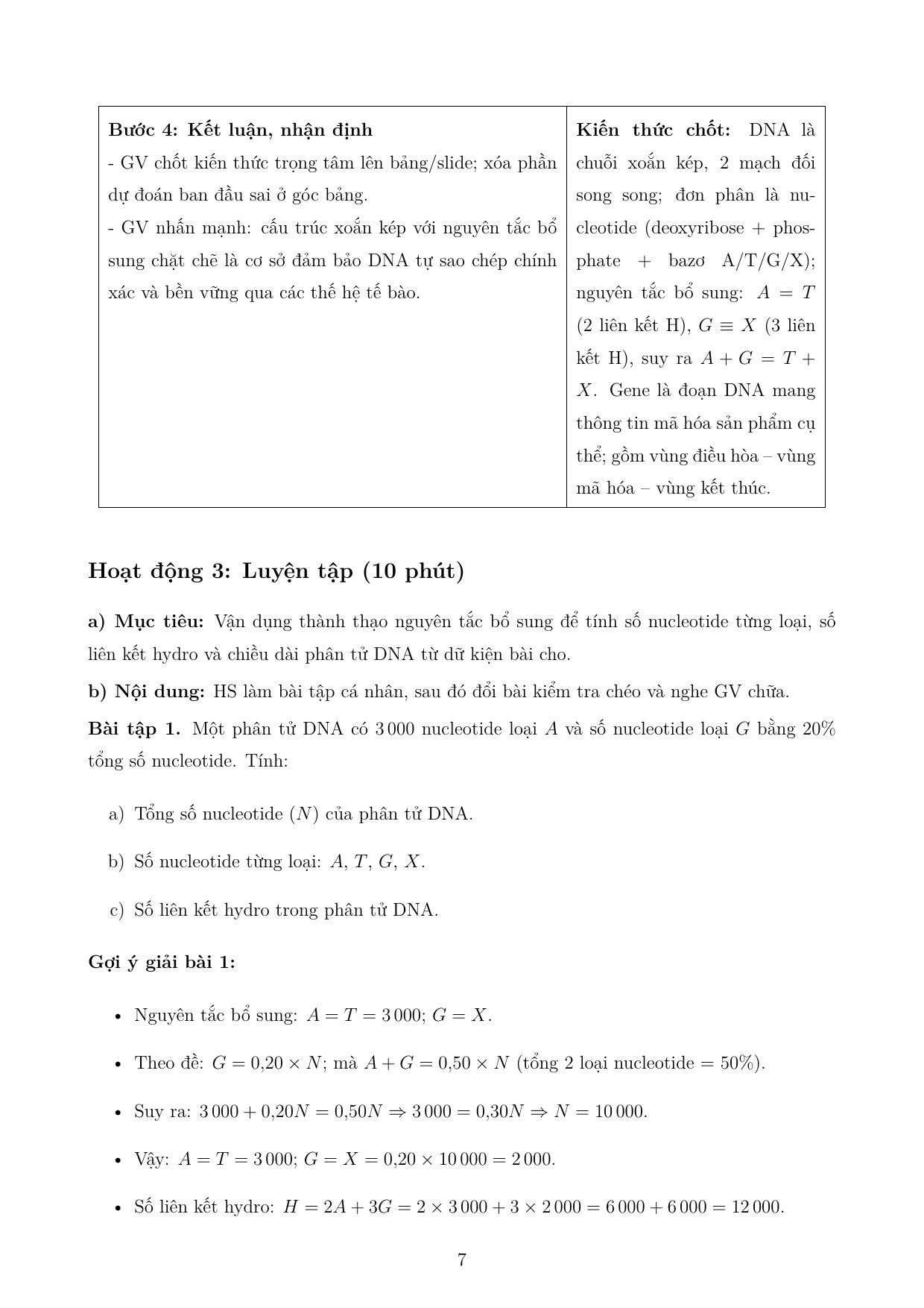 Di truyền phân tử - Gene và cơ chế truyền thông tin di truyền — trang 7