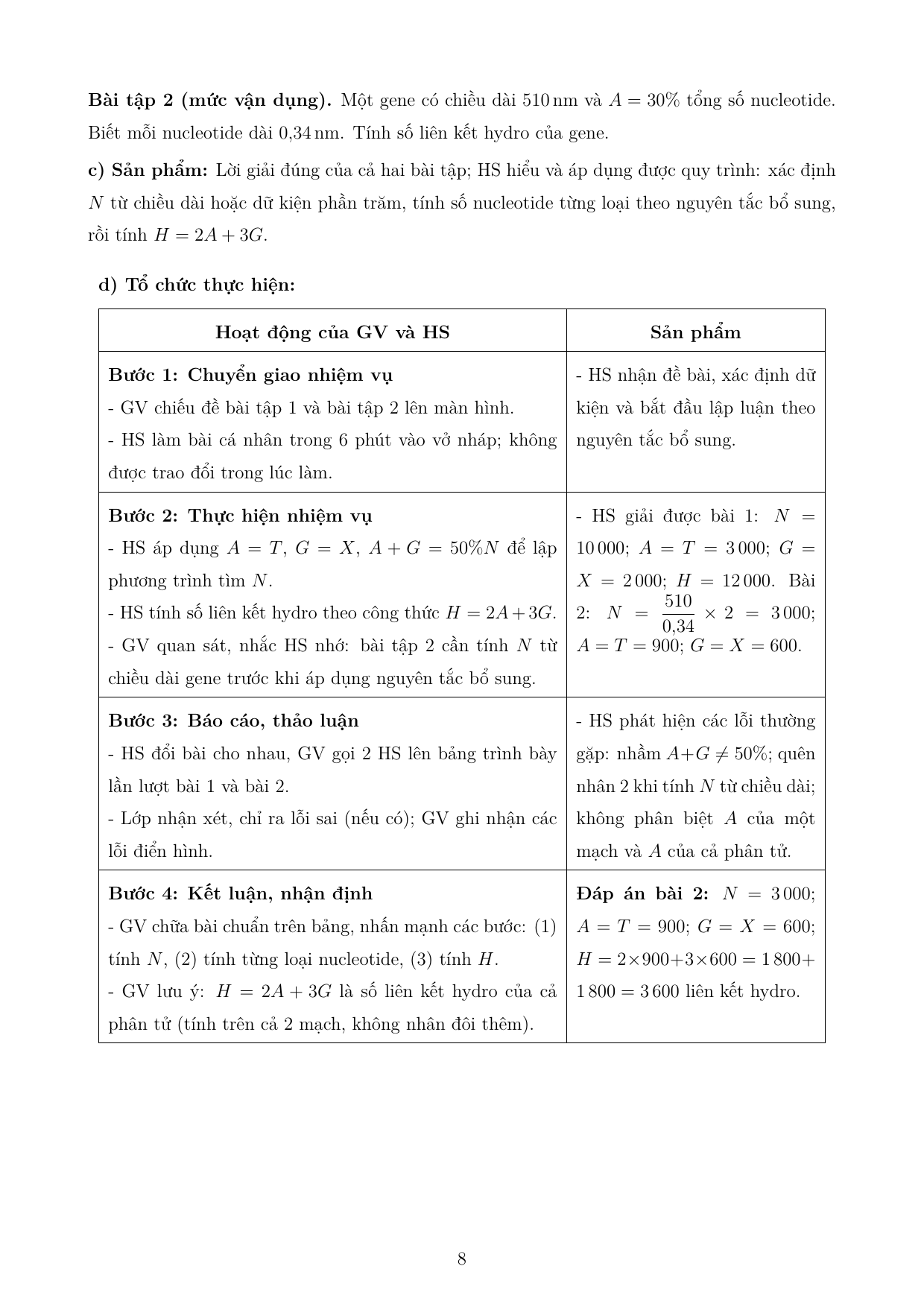 Di truyền phân tử - Gene và cơ chế truyền thông tin di truyền — trang 8