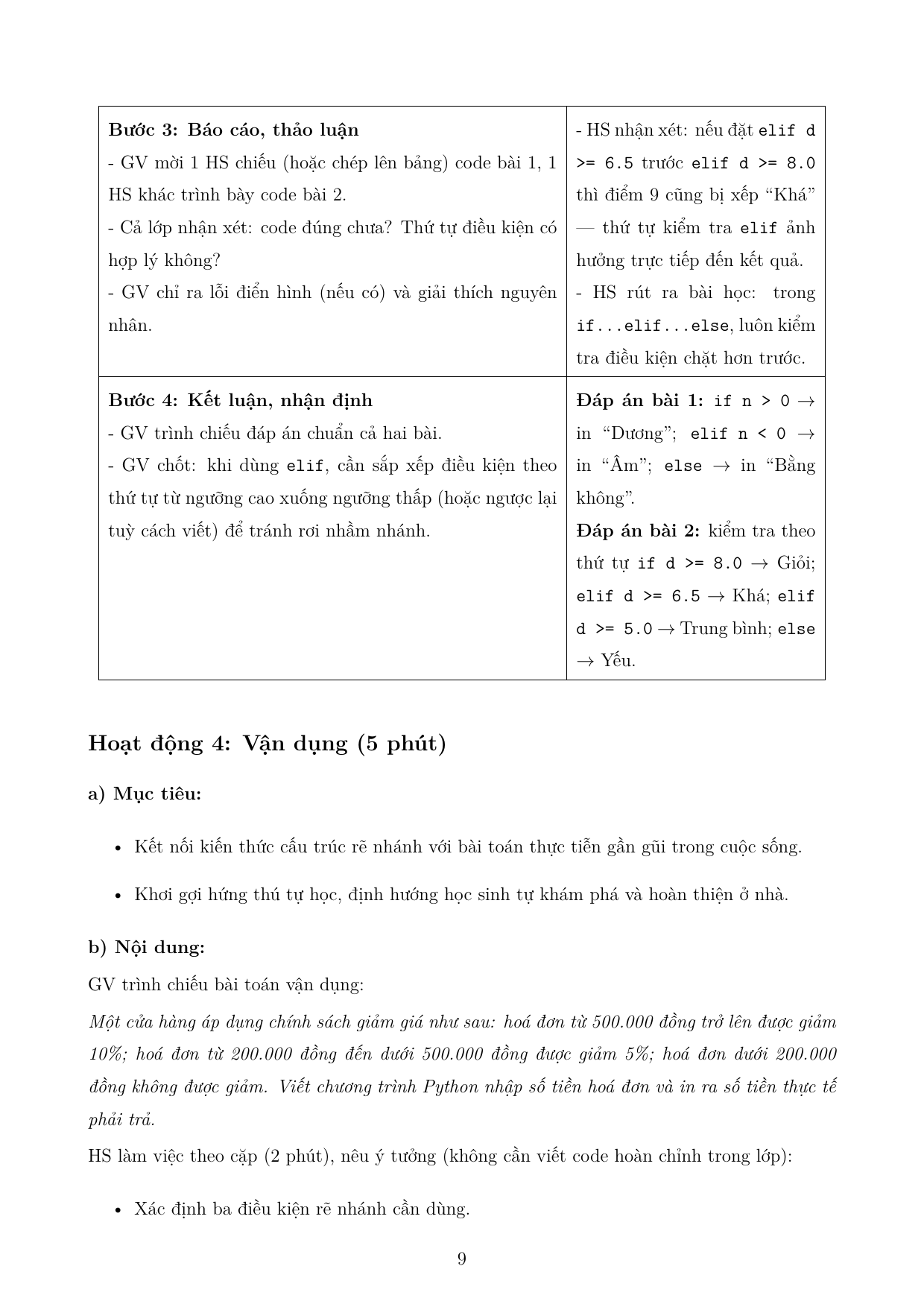 Thông tin, dữ liệu và xử lí thông tin — trang 9