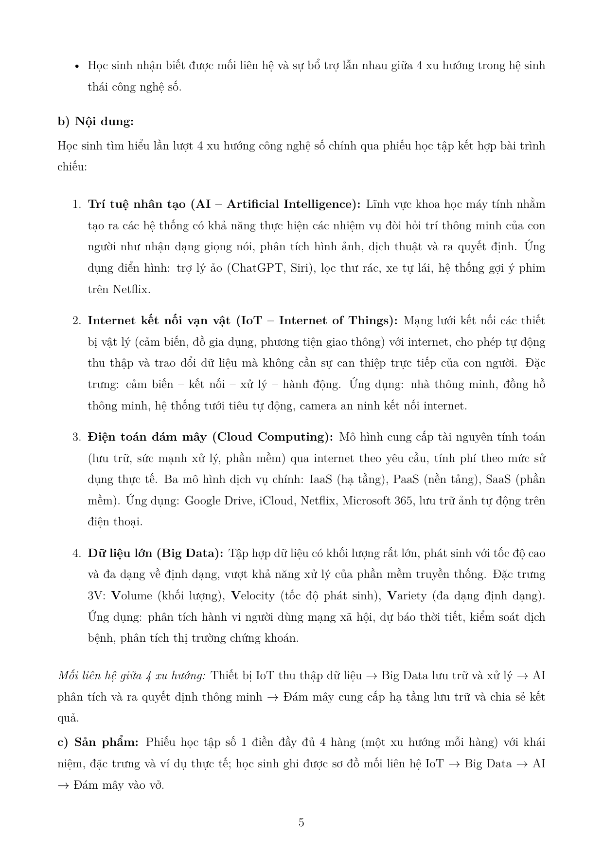 Xu hướng công nghệ số hiện đại — trang 5