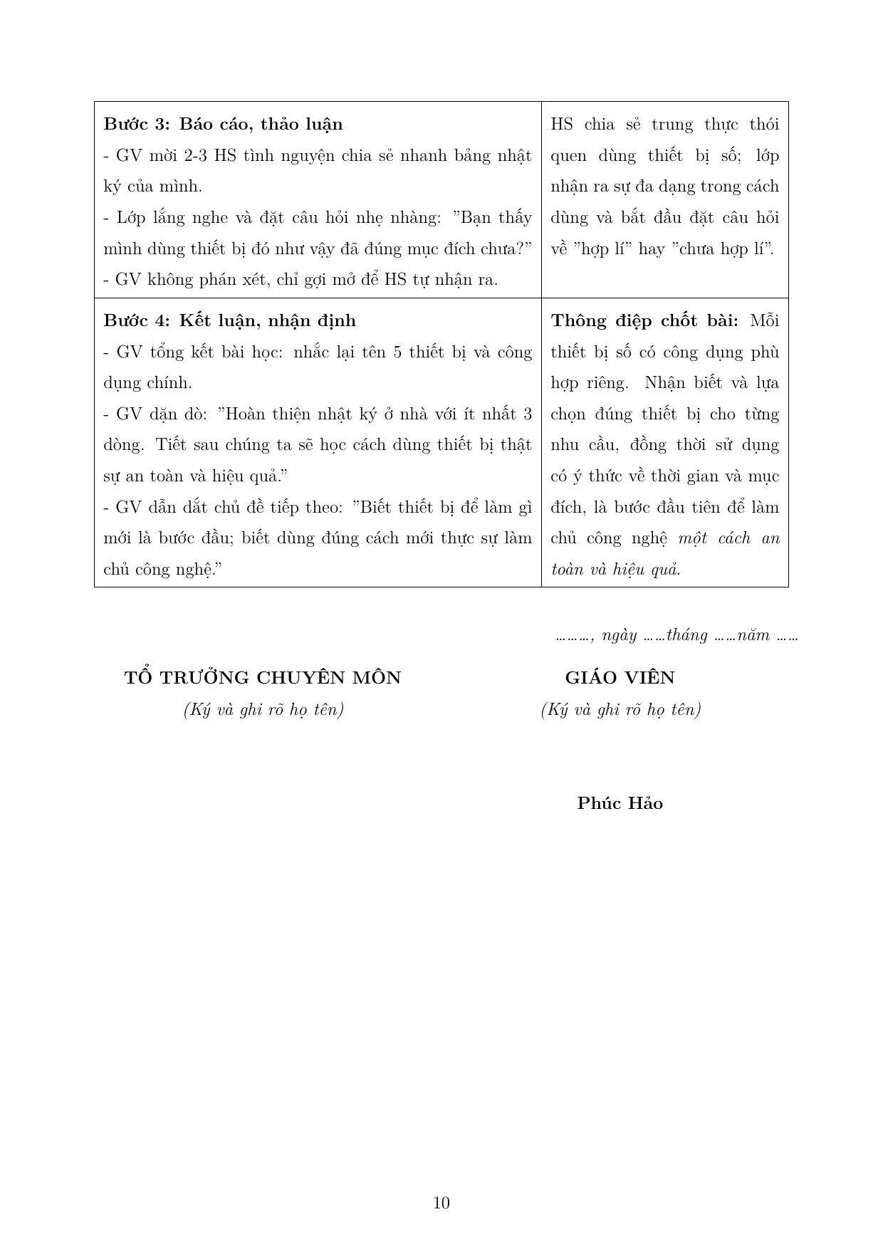 Sử dụng thiết bị số an toàn và hiệu quả — trang 10