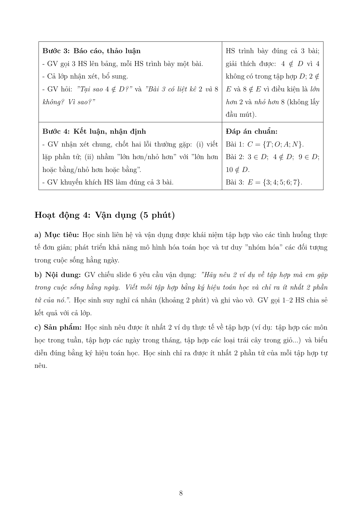 Tập hợp và phần tử — trang 8