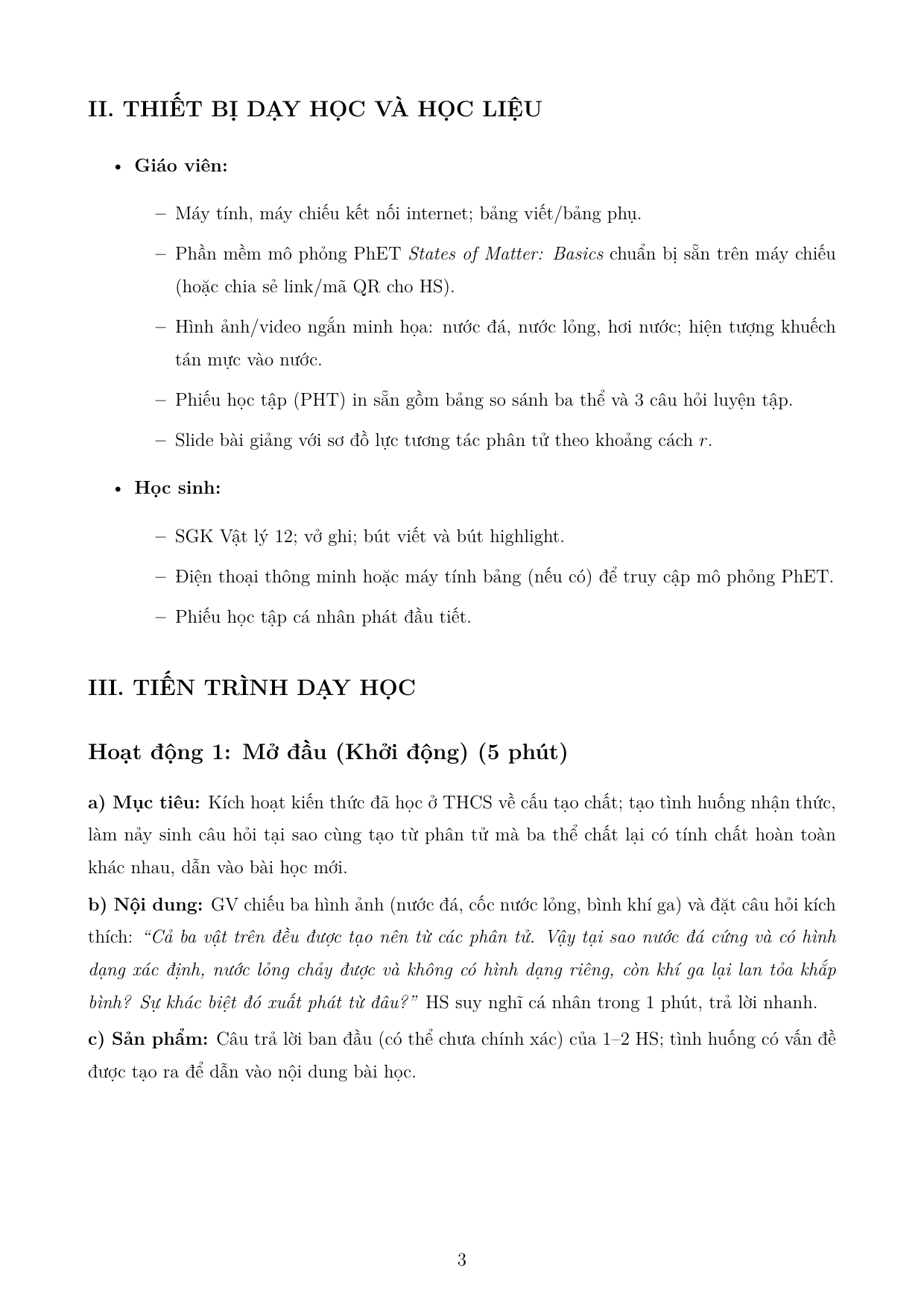 Cấu trúc của chất, mô hình động học phân tử — trang 3