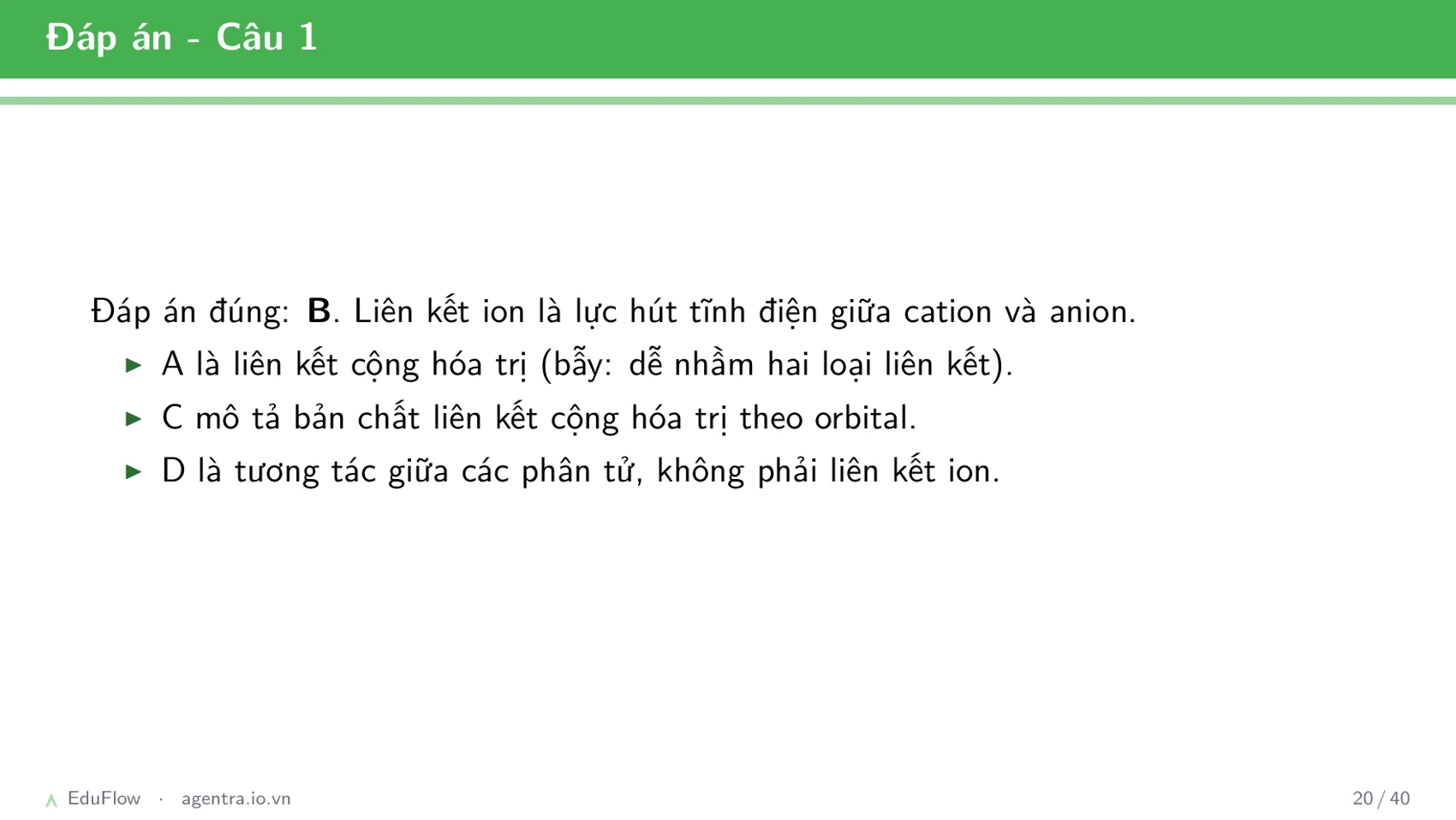 Liên kết ion và tinh thể — slide 20