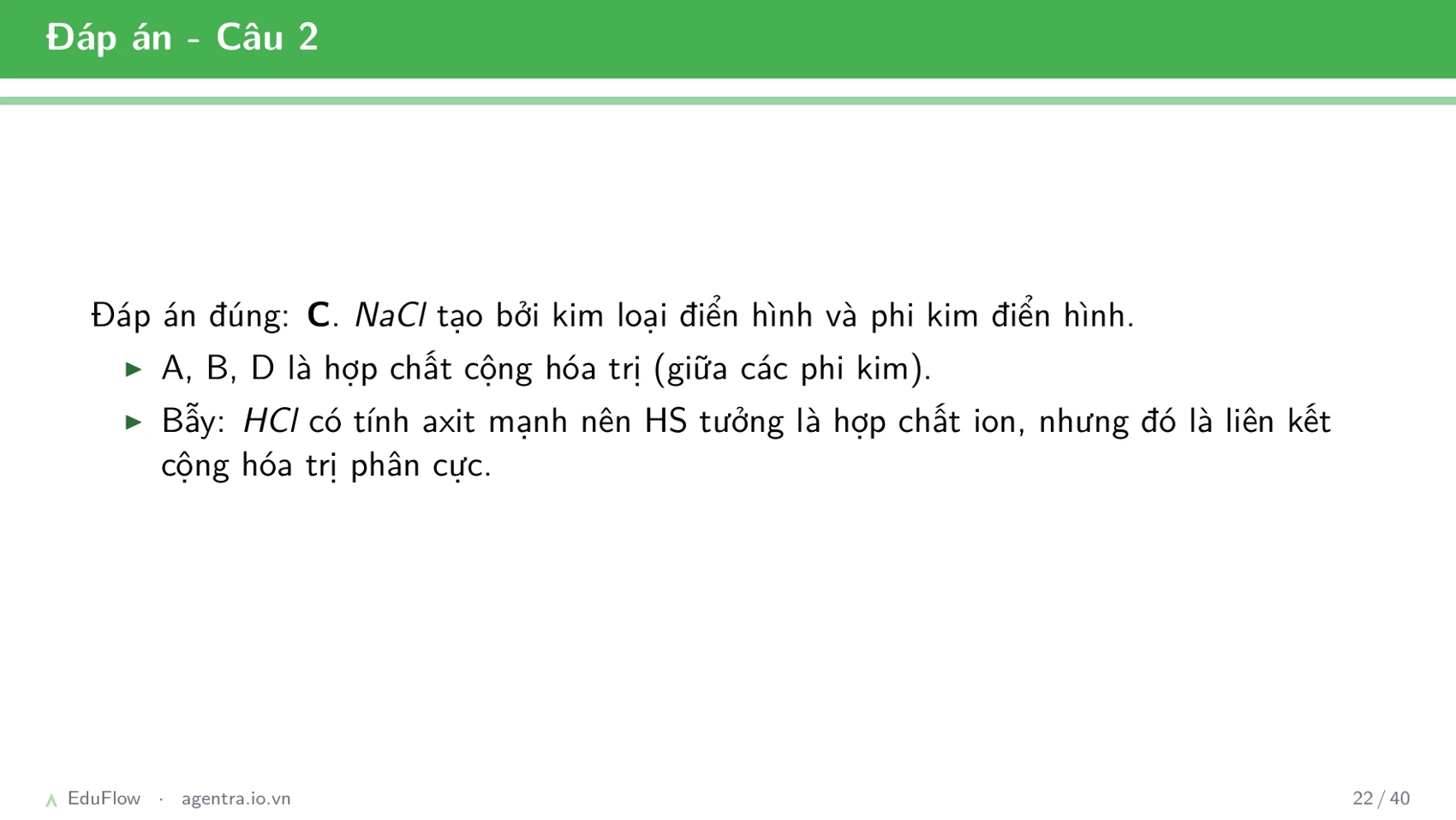 Liên kết ion và tinh thể — slide 22