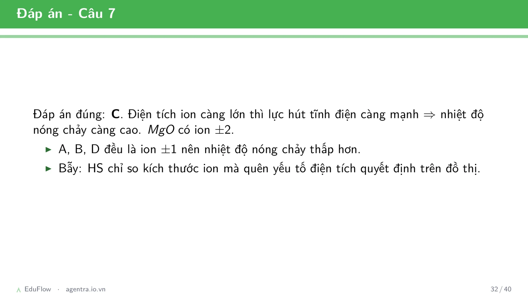 Liên kết ion và tinh thể — slide 32