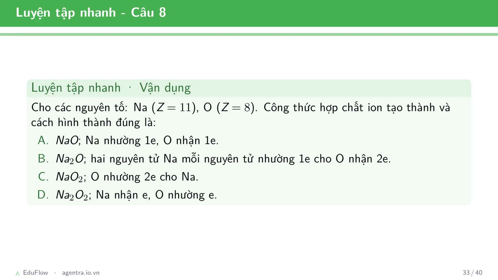 Liên kết ion và tinh thể — slide 33