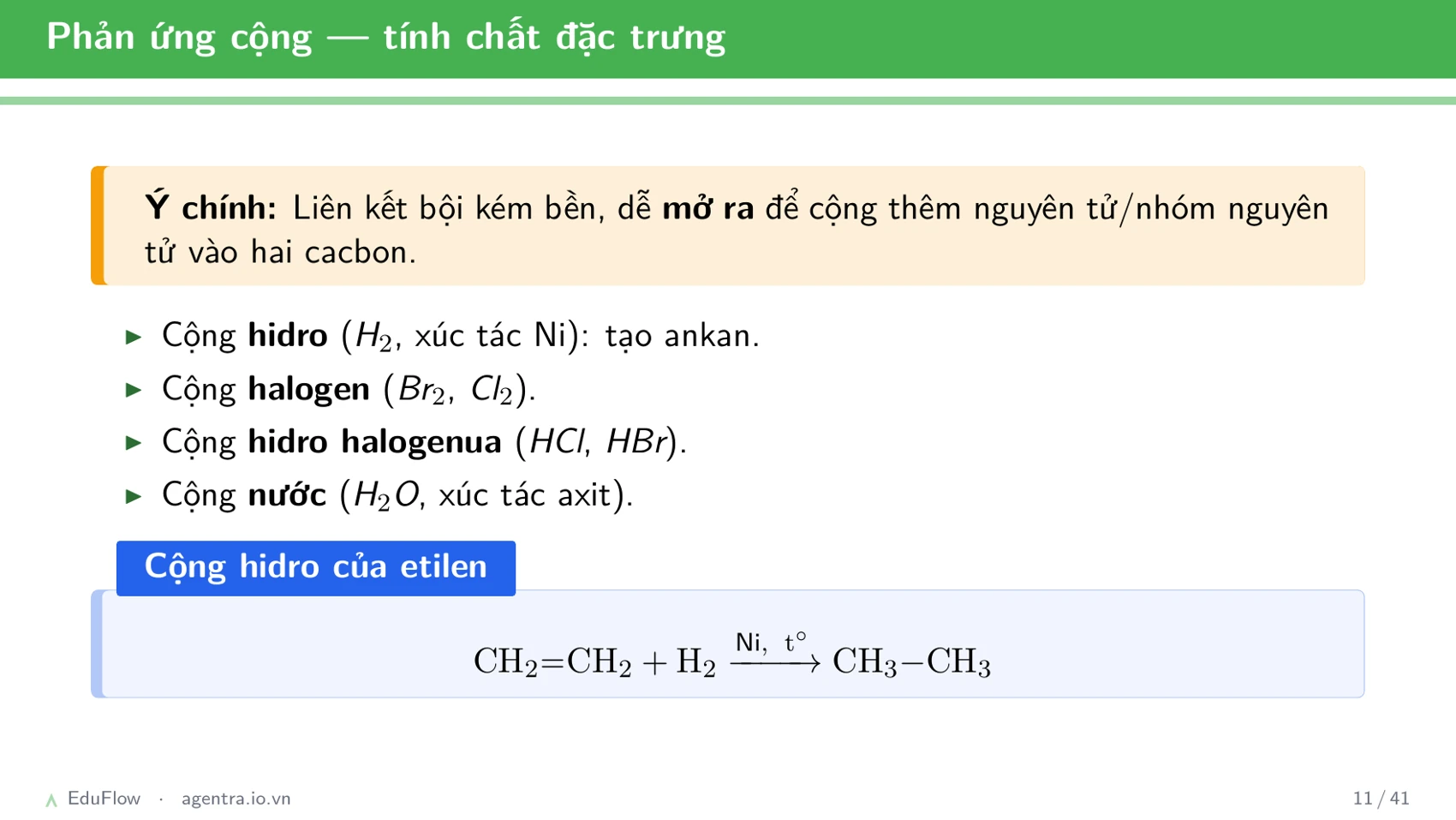 Hidrocacbon không no — slide 11