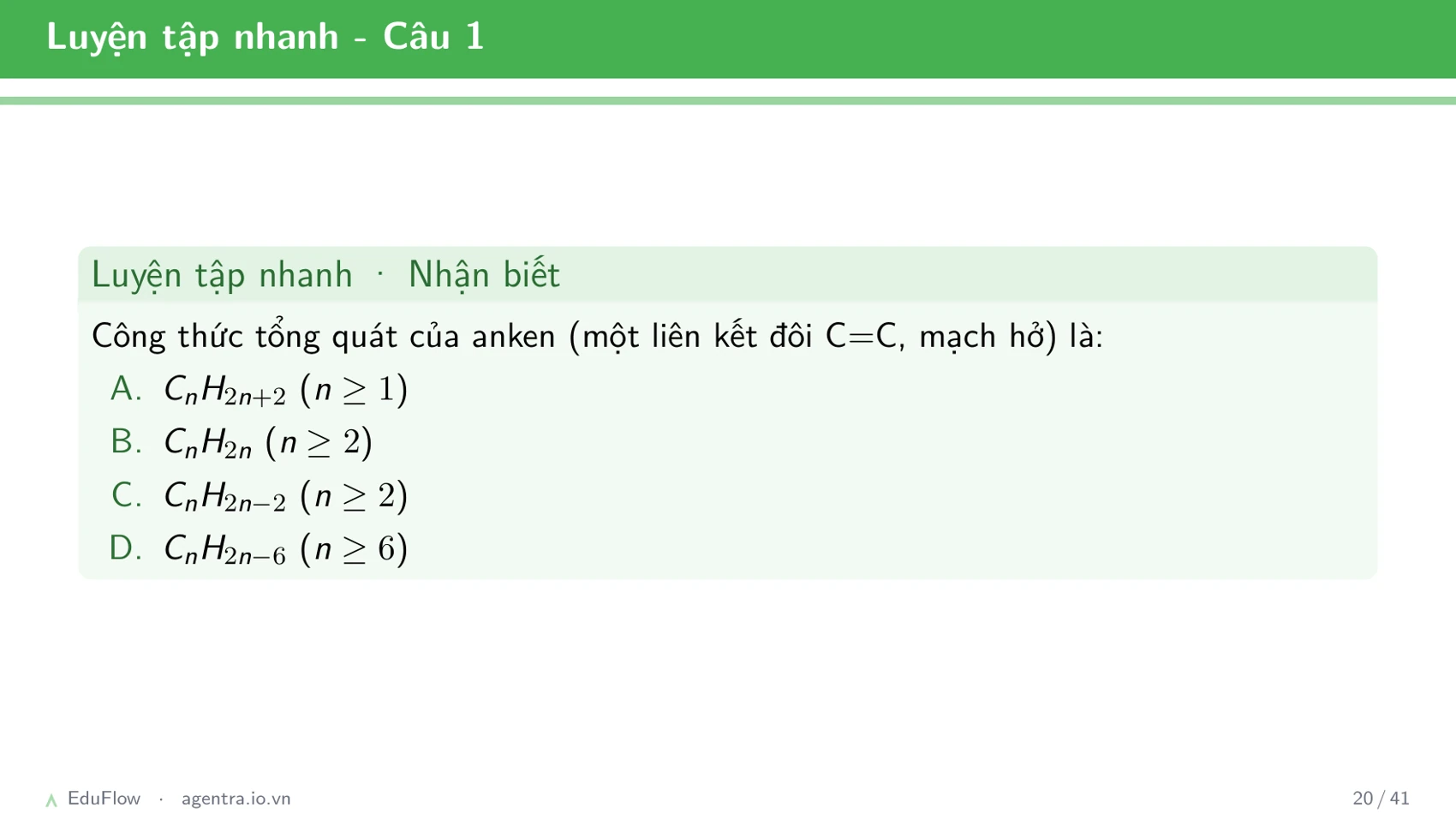 Hidrocacbon không no — slide 20