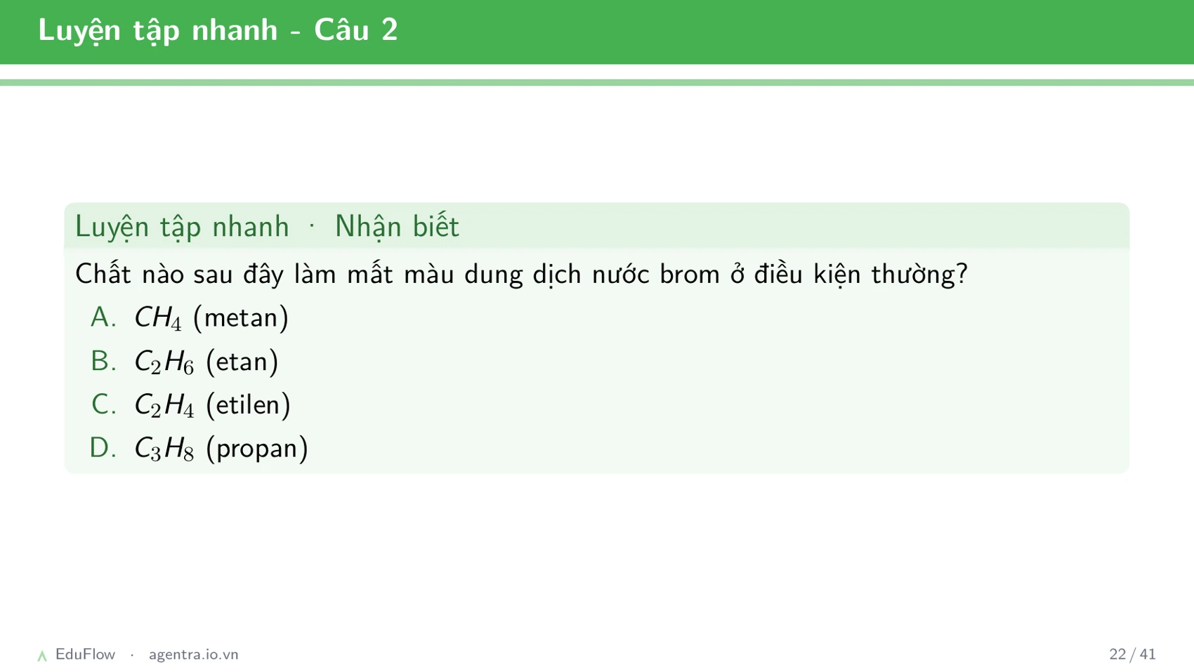 Hidrocacbon không no — slide 22