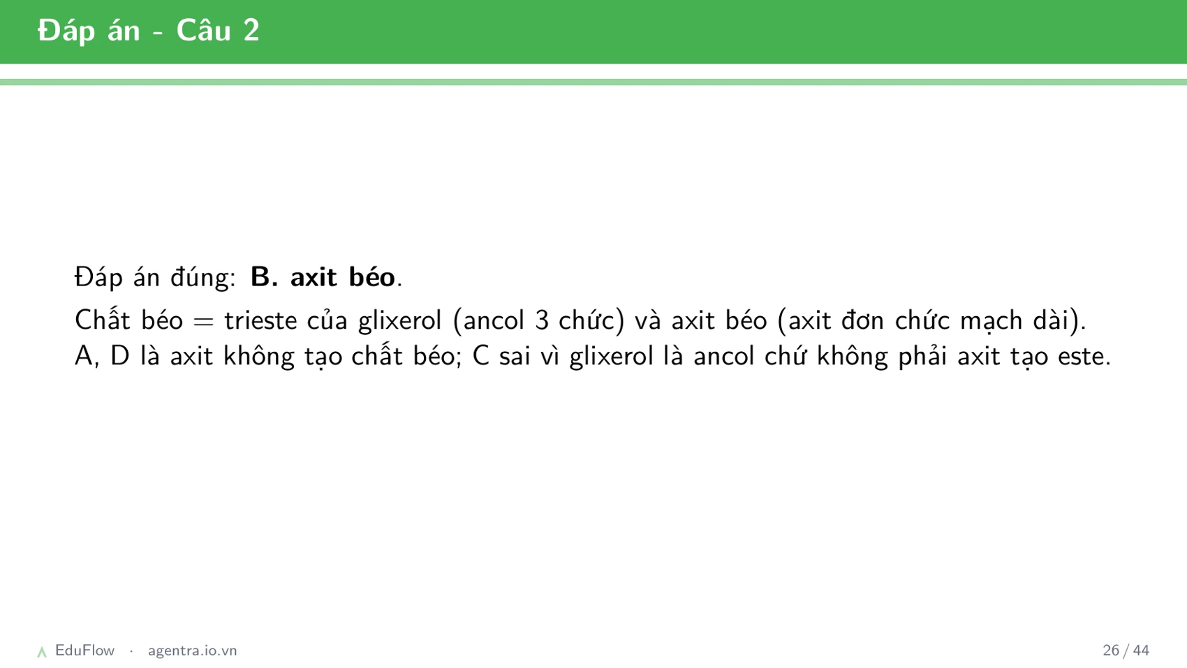 Este và chất béo — slide 26