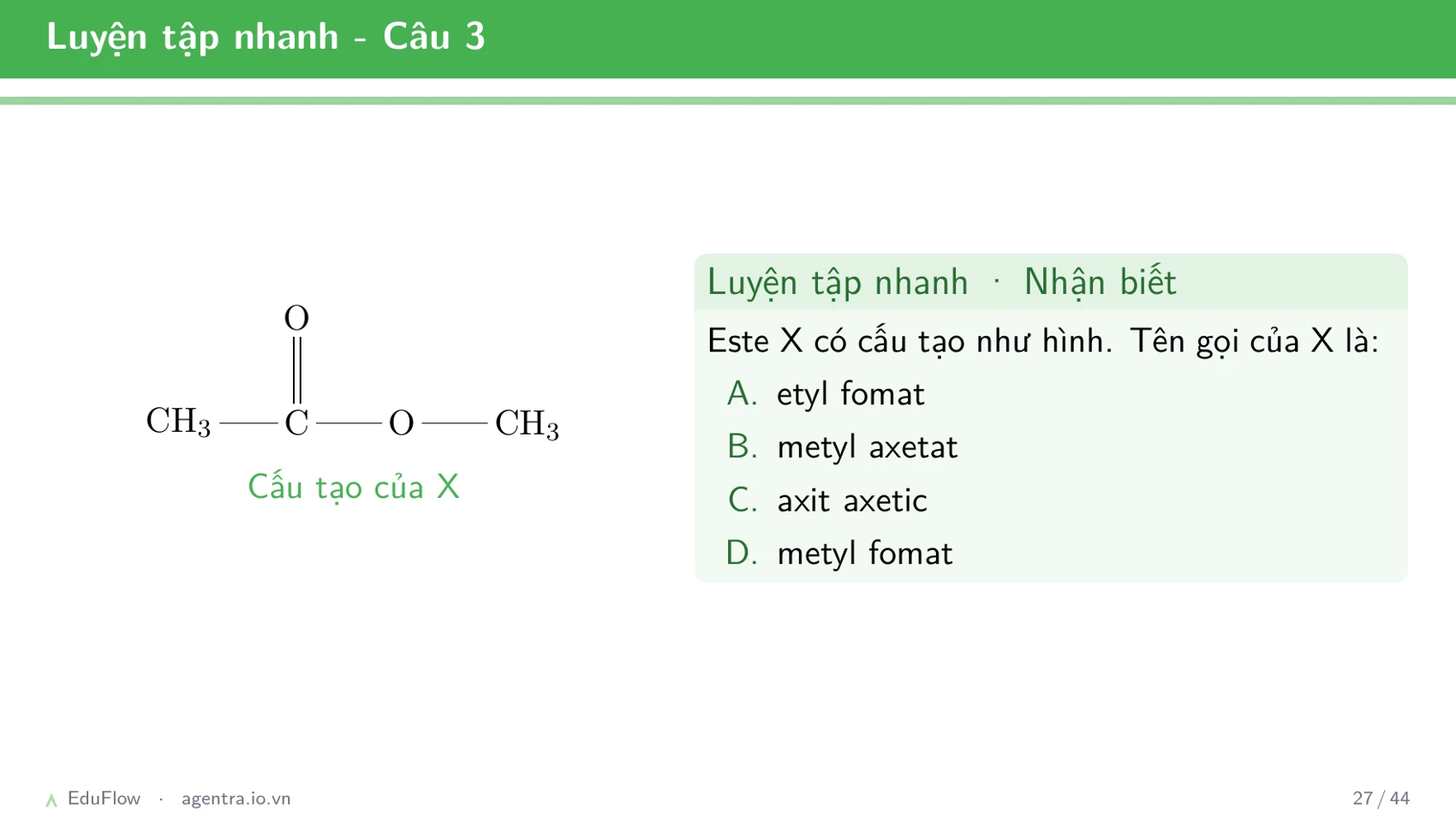 Este và chất béo — slide 27
