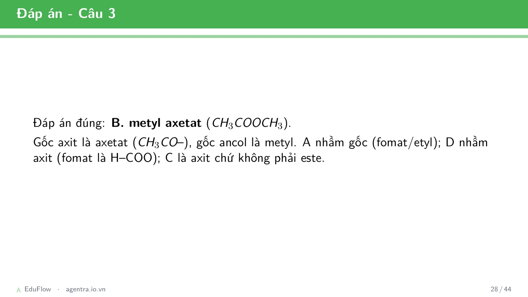 Este và chất béo — slide 28