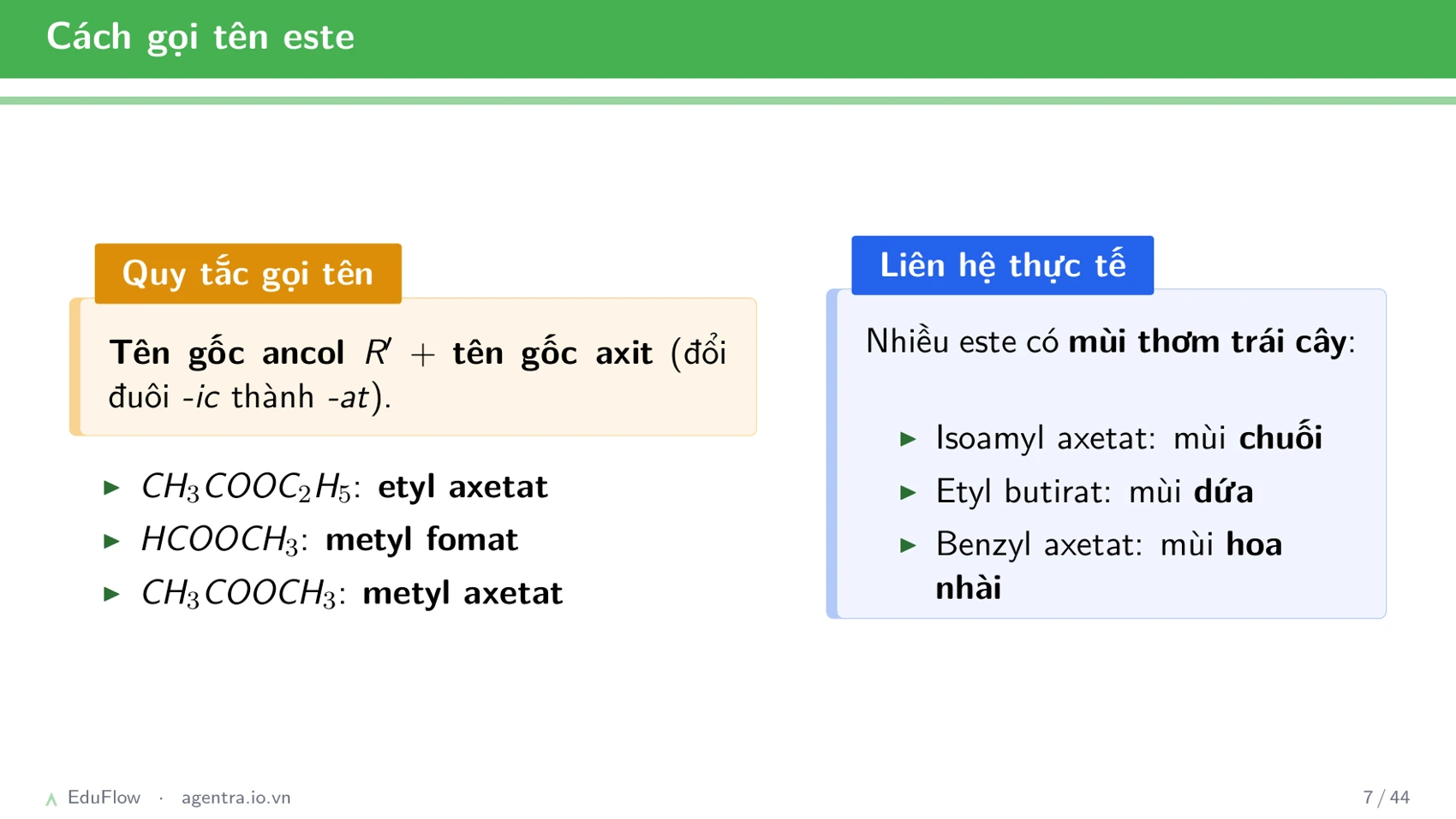 Este và chất béo — slide 7