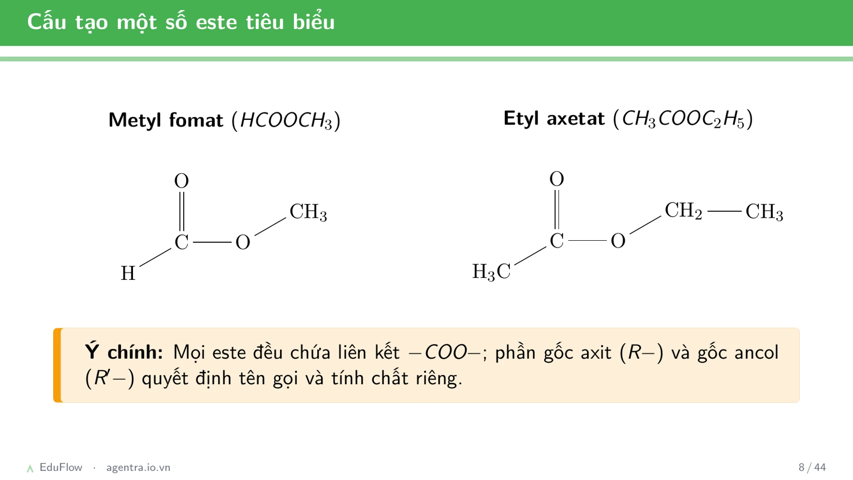 Este và chất béo — slide 8