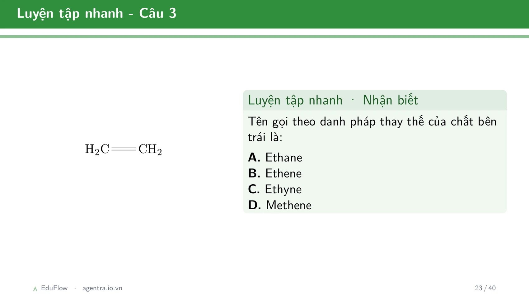 Khái niệm cân bằng hóa học và hằng số cân bằng — slide 23