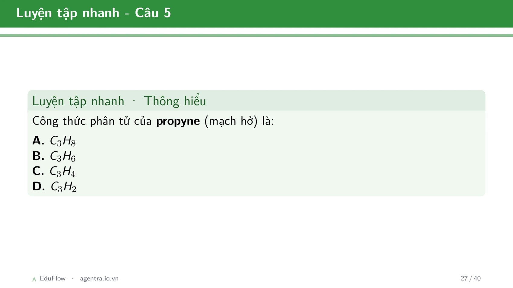 Khái niệm cân bằng hóa học và hằng số cân bằng — slide 27