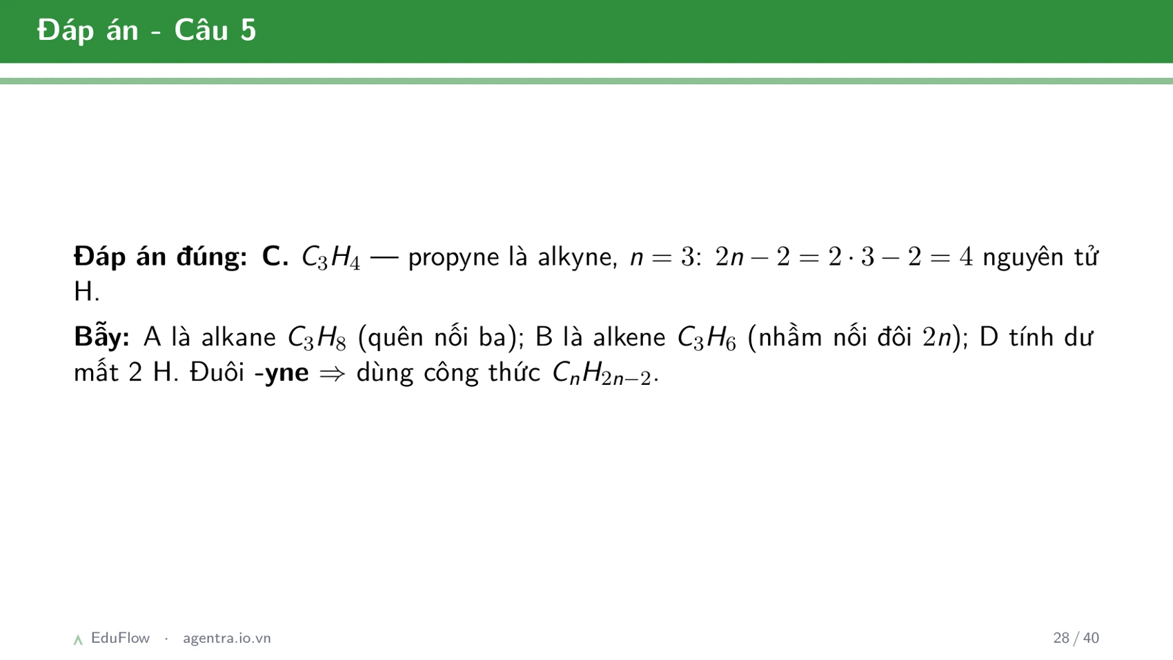 Khái niệm cân bằng hóa học và hằng số cân bằng — slide 28