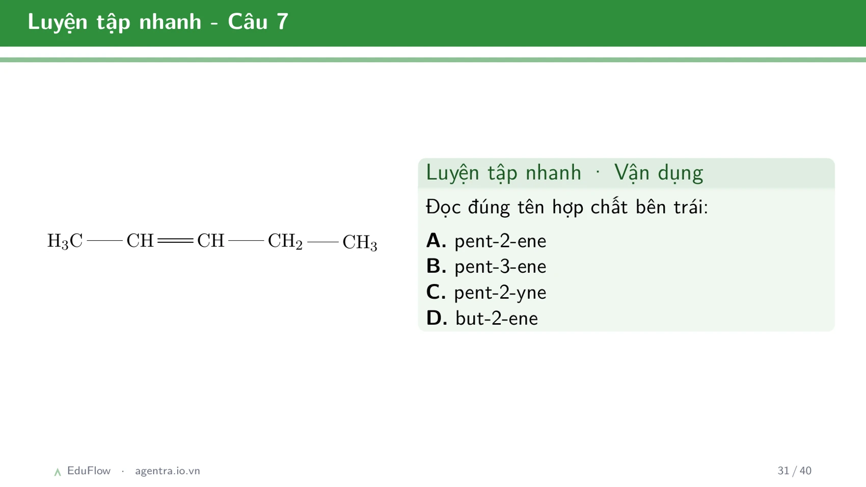 Khái niệm cân bằng hóa học và hằng số cân bằng — slide 31