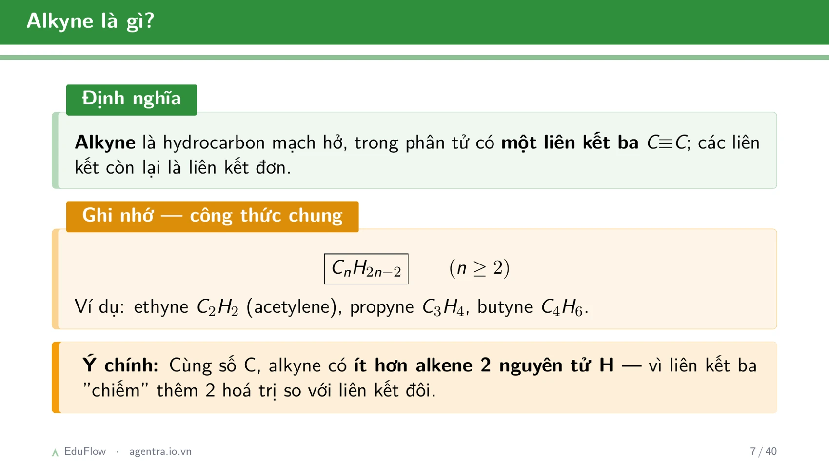 Khái niệm cân bằng hóa học và hằng số cân bằng — slide 7