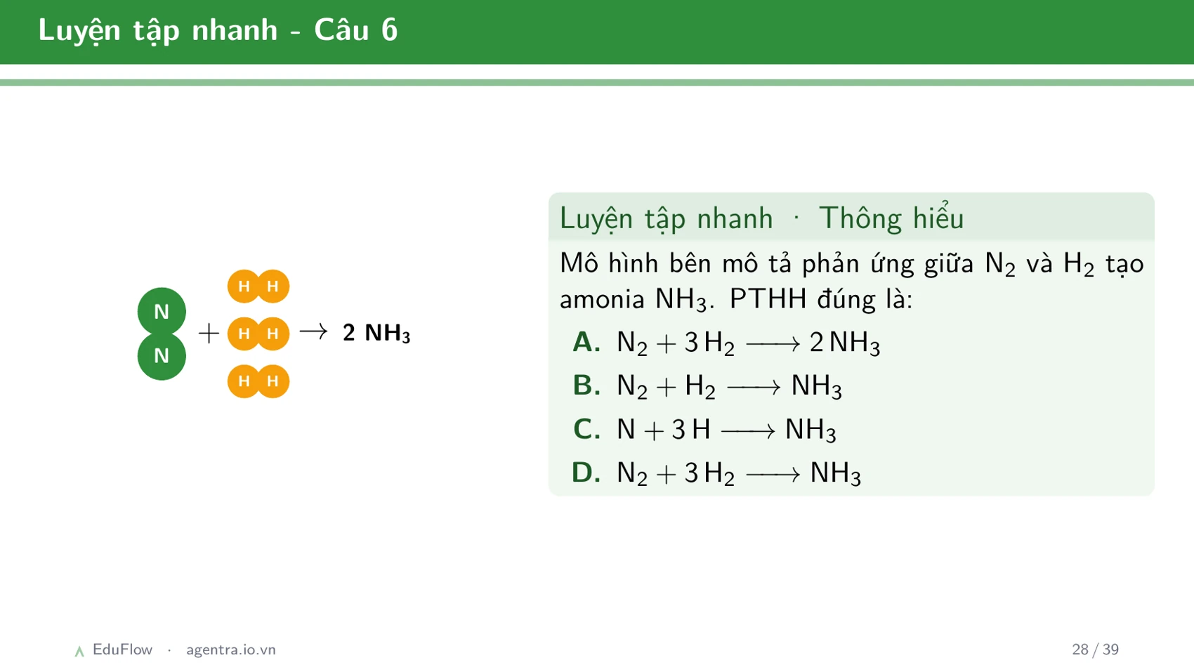 Phương trình hoá học — slide 28