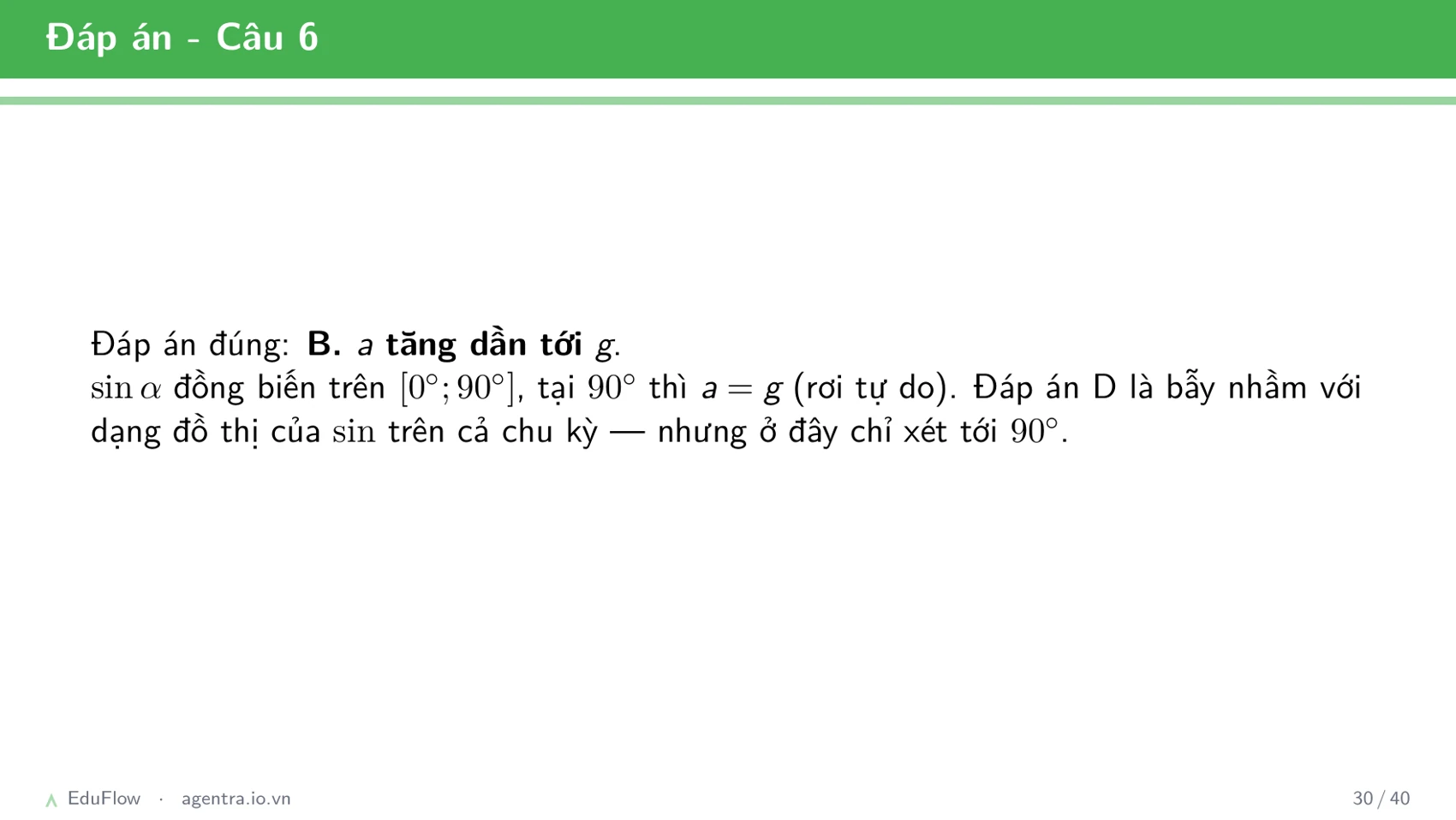 Lực và mặt phẳng nghiêng — slide 30