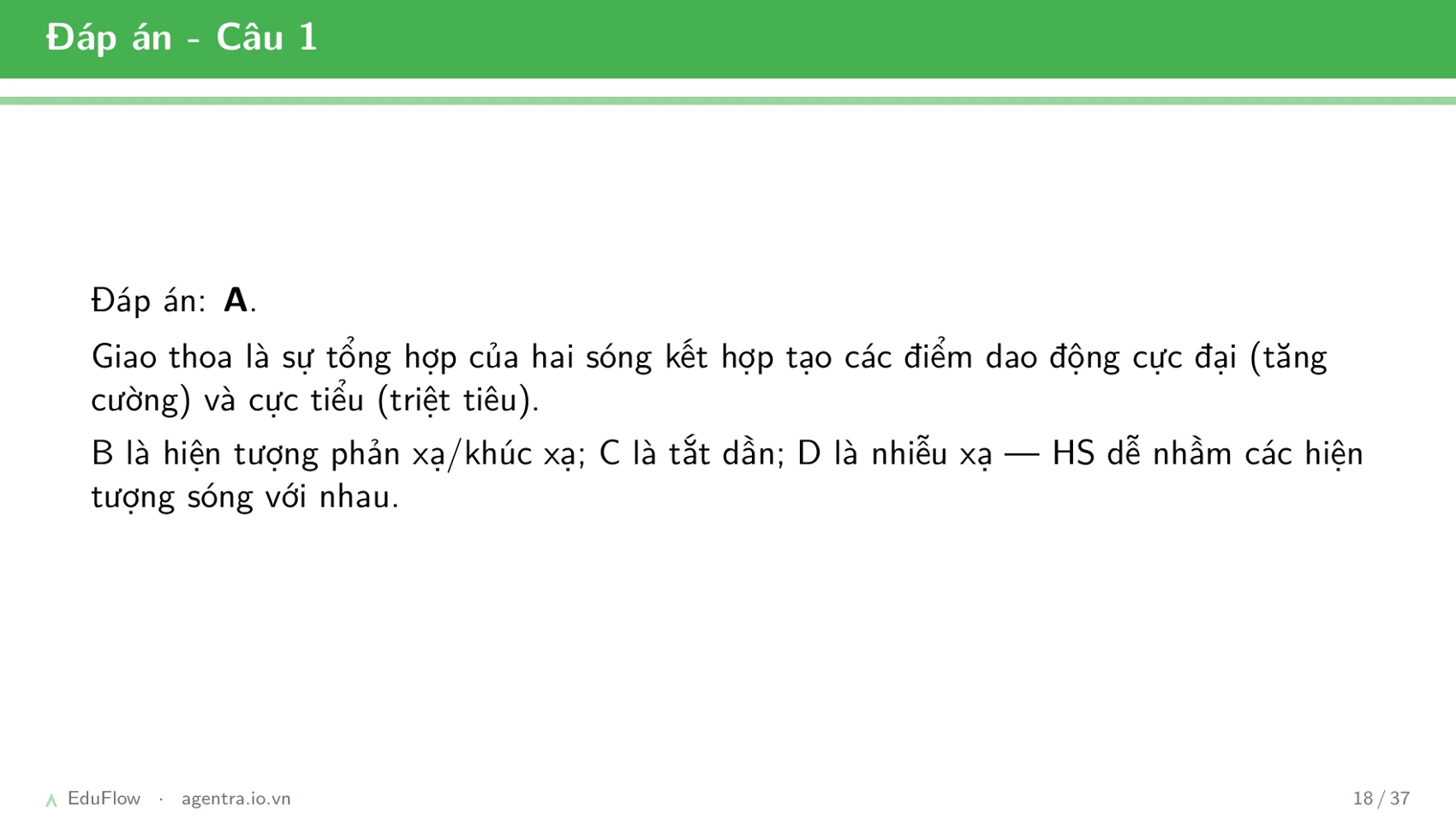 Giao thoa sóng cơ — slide 18