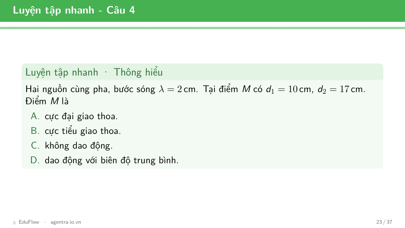 Giao thoa sóng cơ — slide 23
