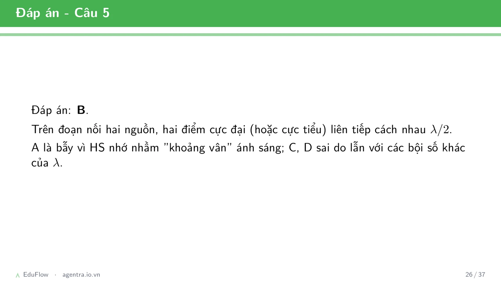 Giao thoa sóng cơ — slide 26