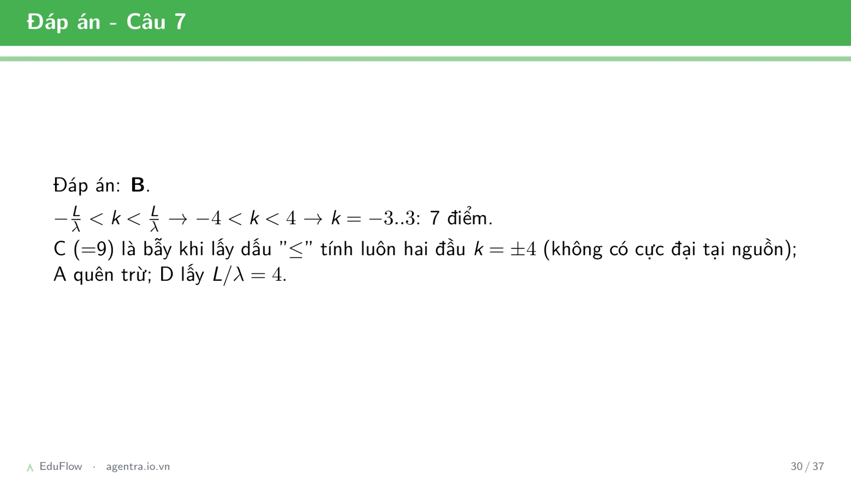 Giao thoa sóng cơ — slide 30