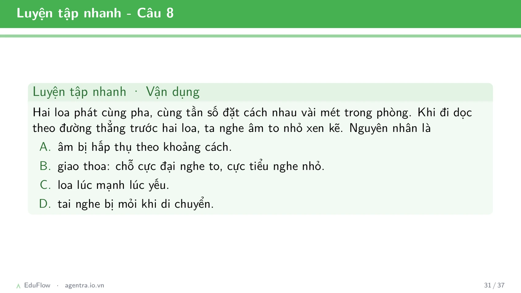 Giao thoa sóng cơ — slide 31