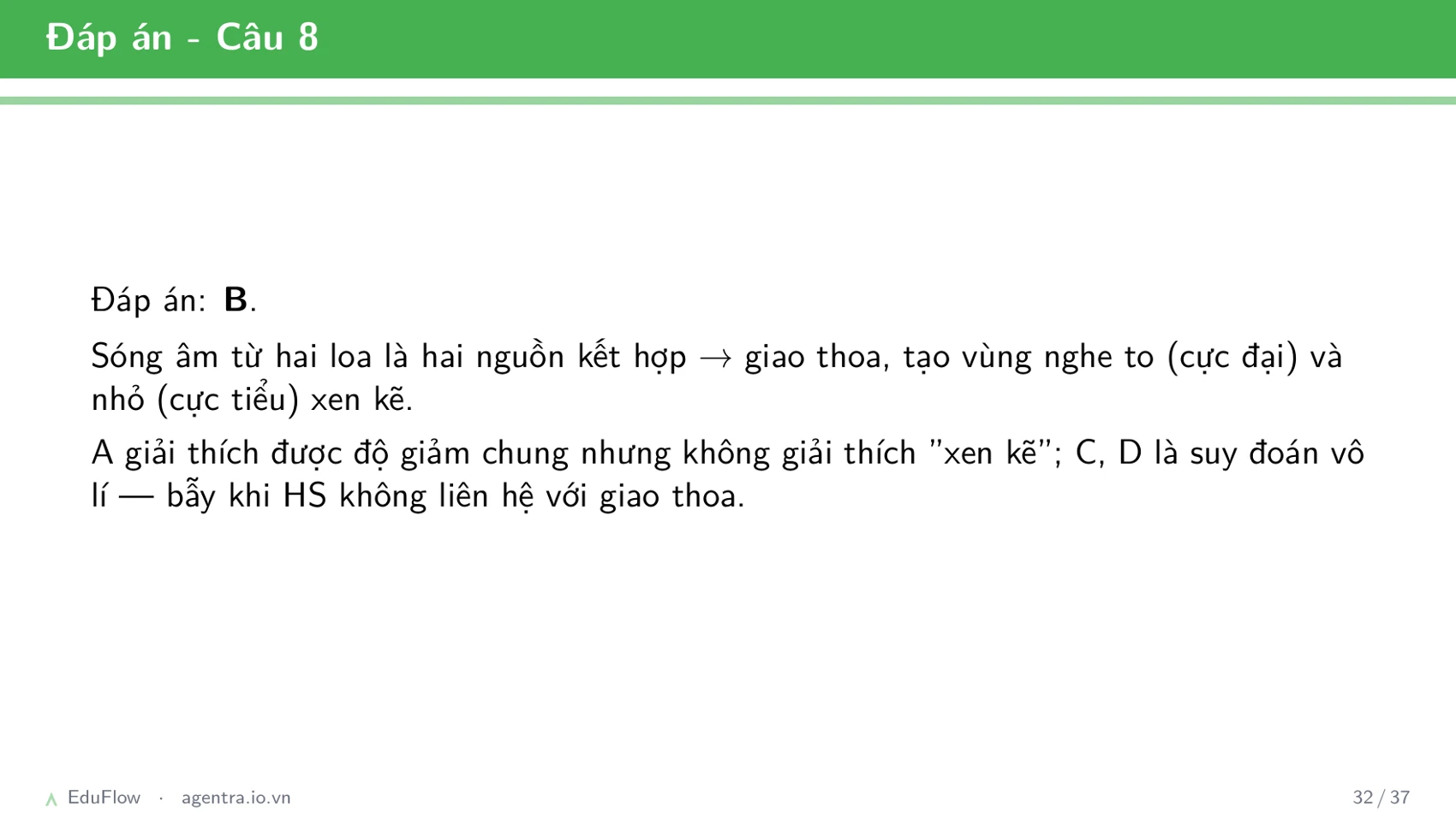 Giao thoa sóng cơ — slide 32