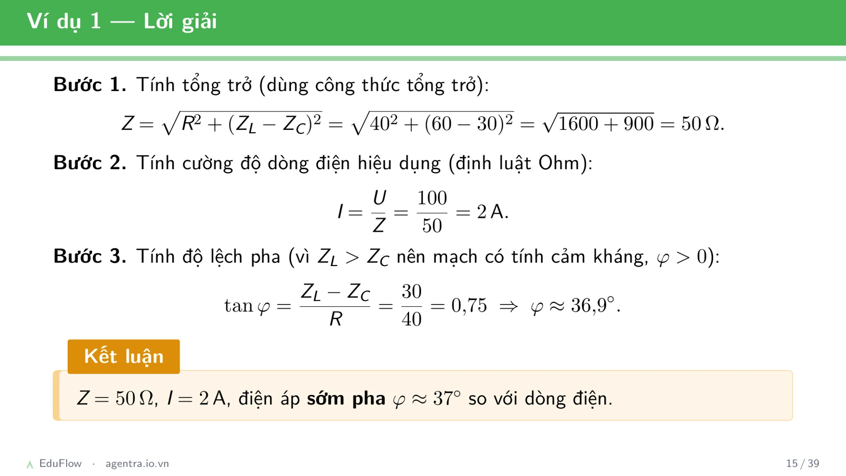 Mạch RLC nối tiếp — slide 15