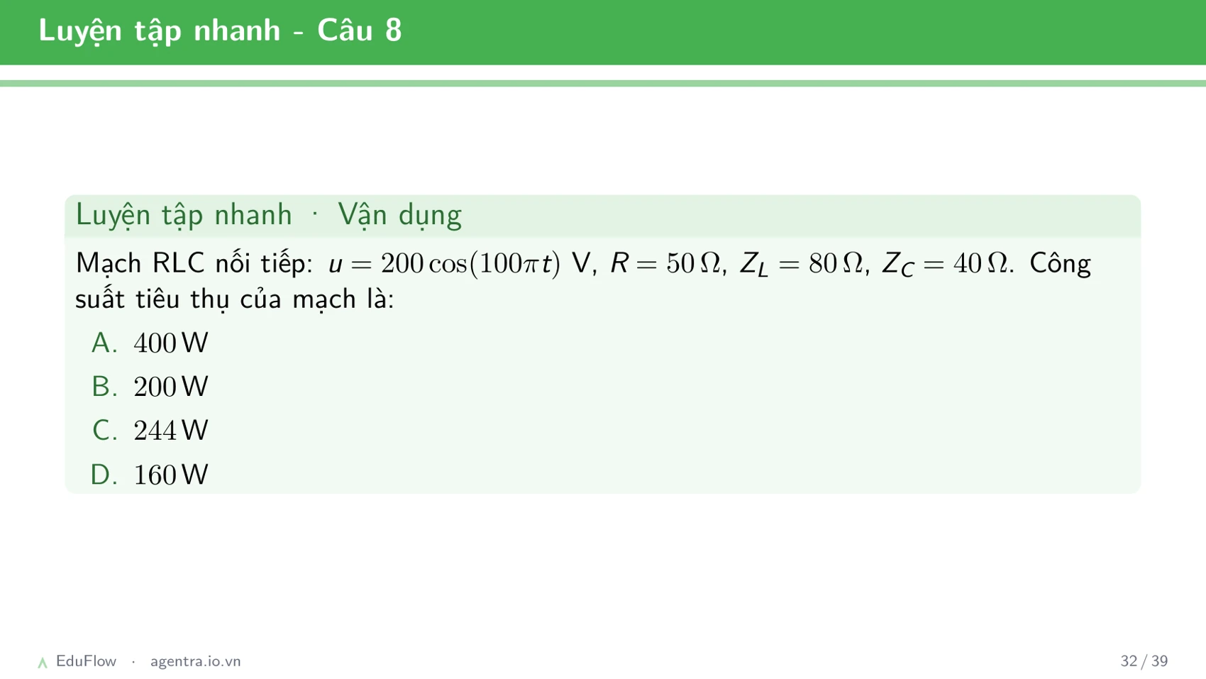 Mạch RLC nối tiếp — slide 32