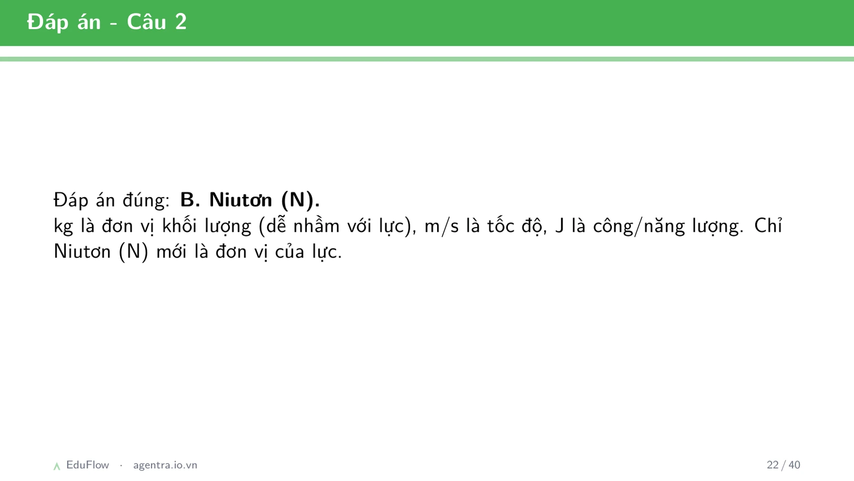 Lực và biểu diễn lực — slide 22
