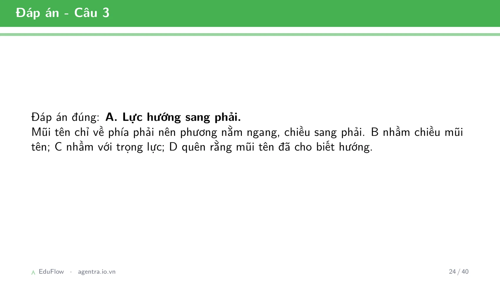 Lực và biểu diễn lực — slide 24