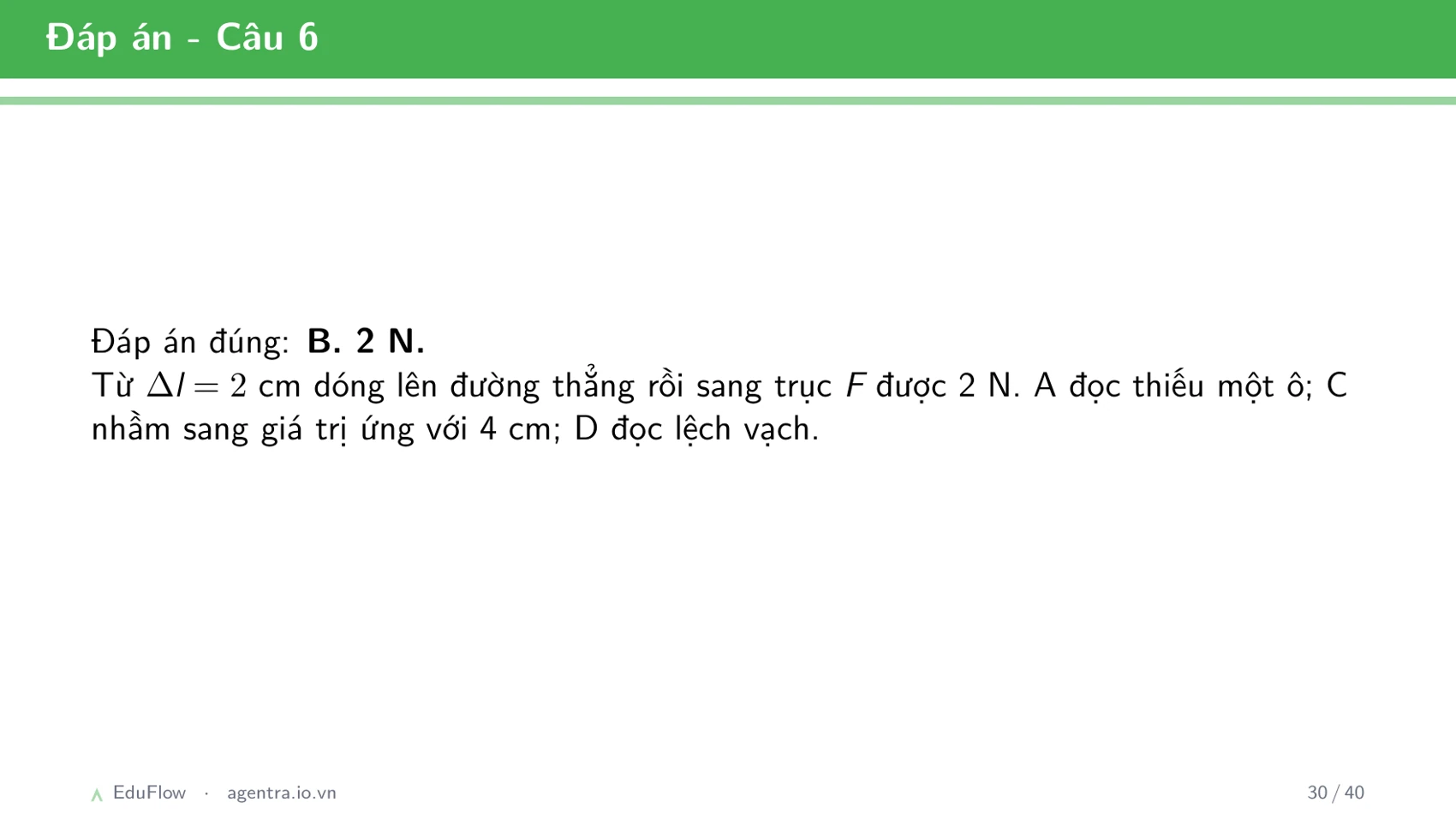 Lực và biểu diễn lực — slide 30