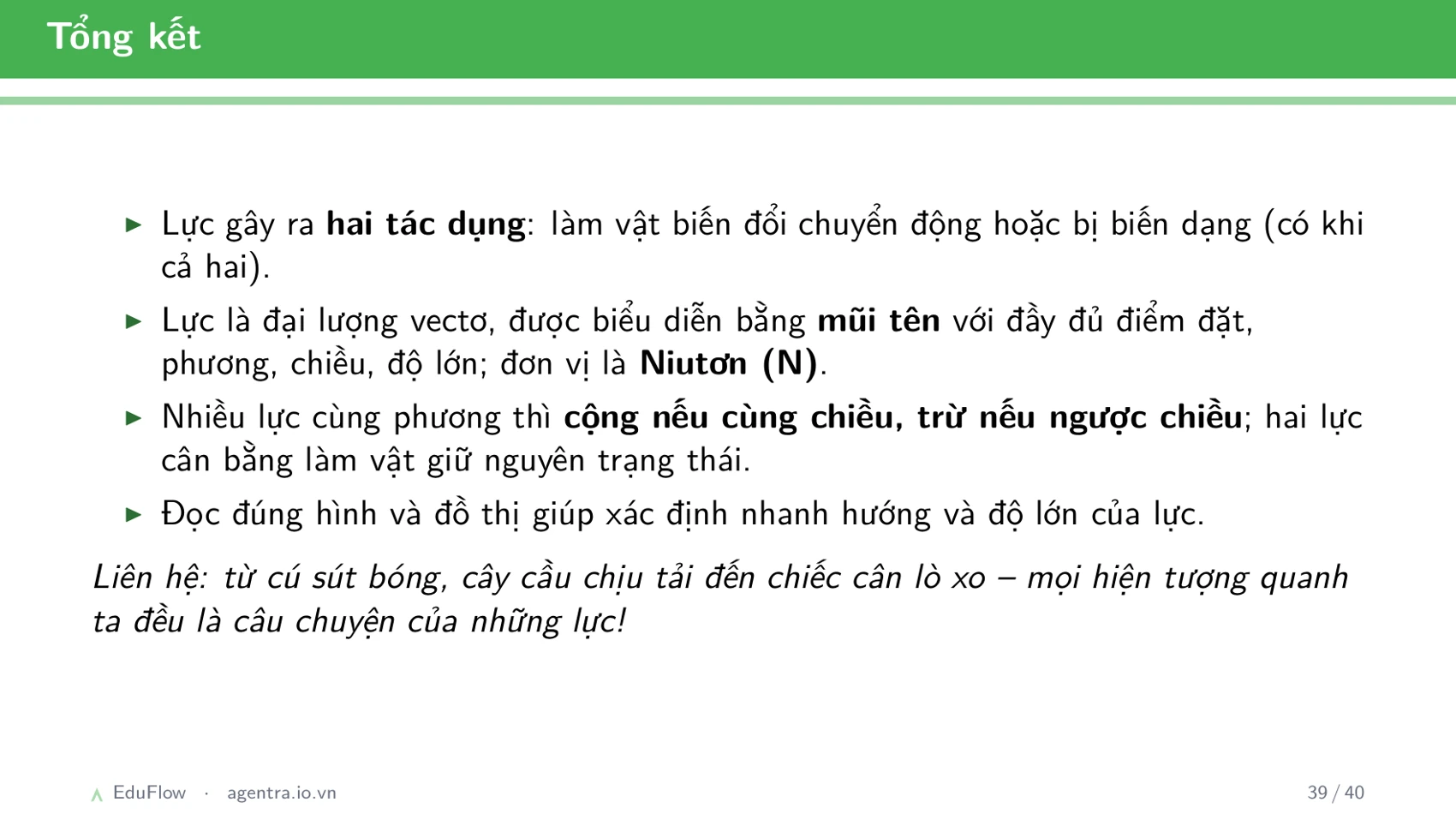Lực và biểu diễn lực — slide 39